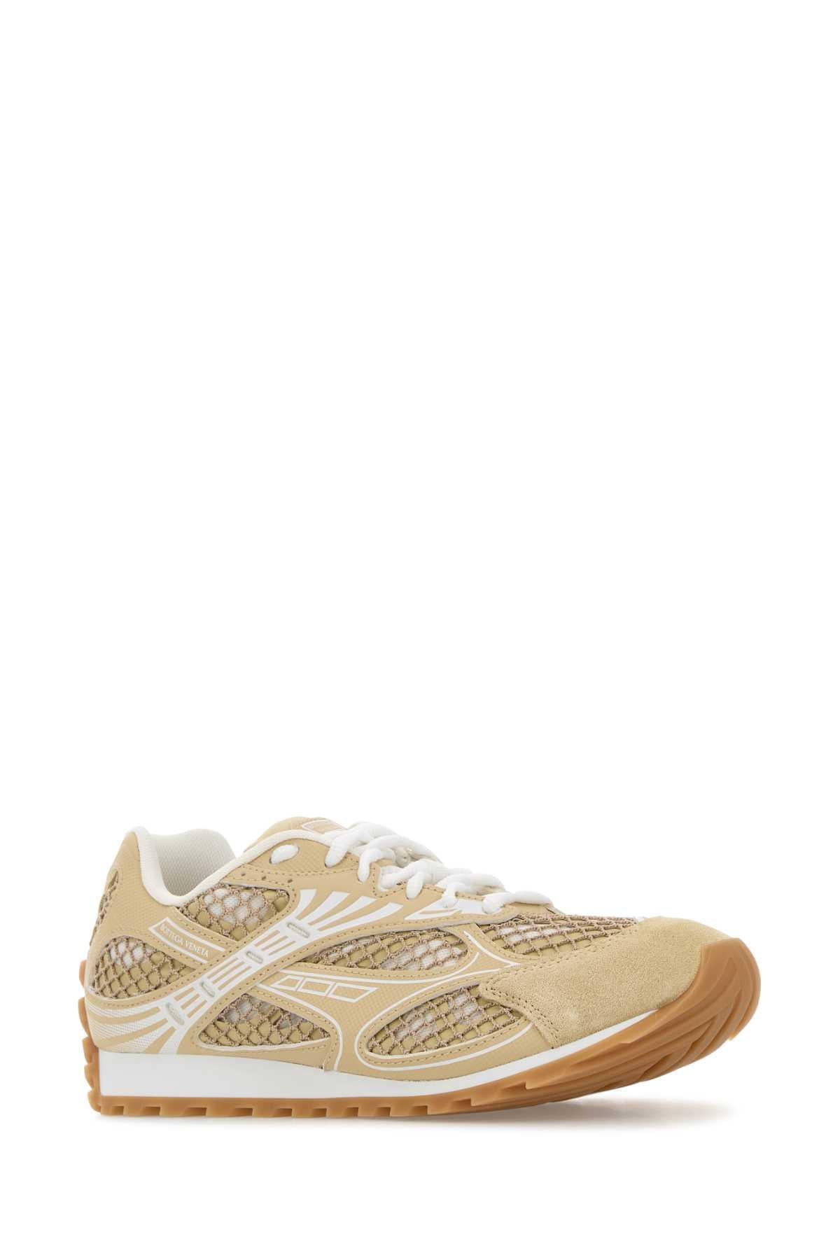 Bottega Veneta Women Beige Orbit Sneakers BOTTEGA VENETA