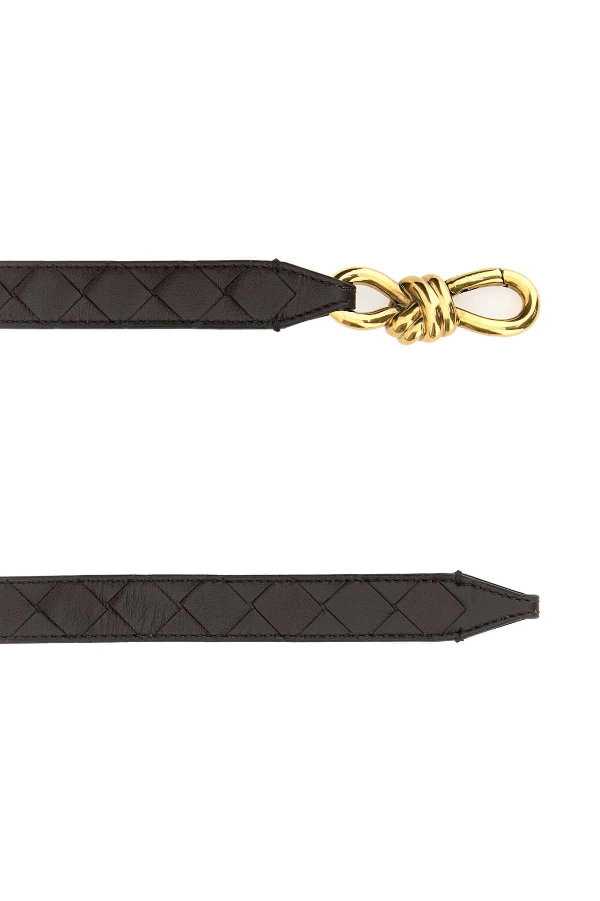 Bottega Veneta Women Brown Leather Belt BOTTEGA VENETA