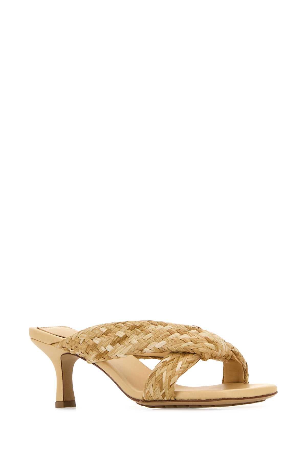 Bottega Veneta Women Raffia Riva Mules BOTTEGA VENETA