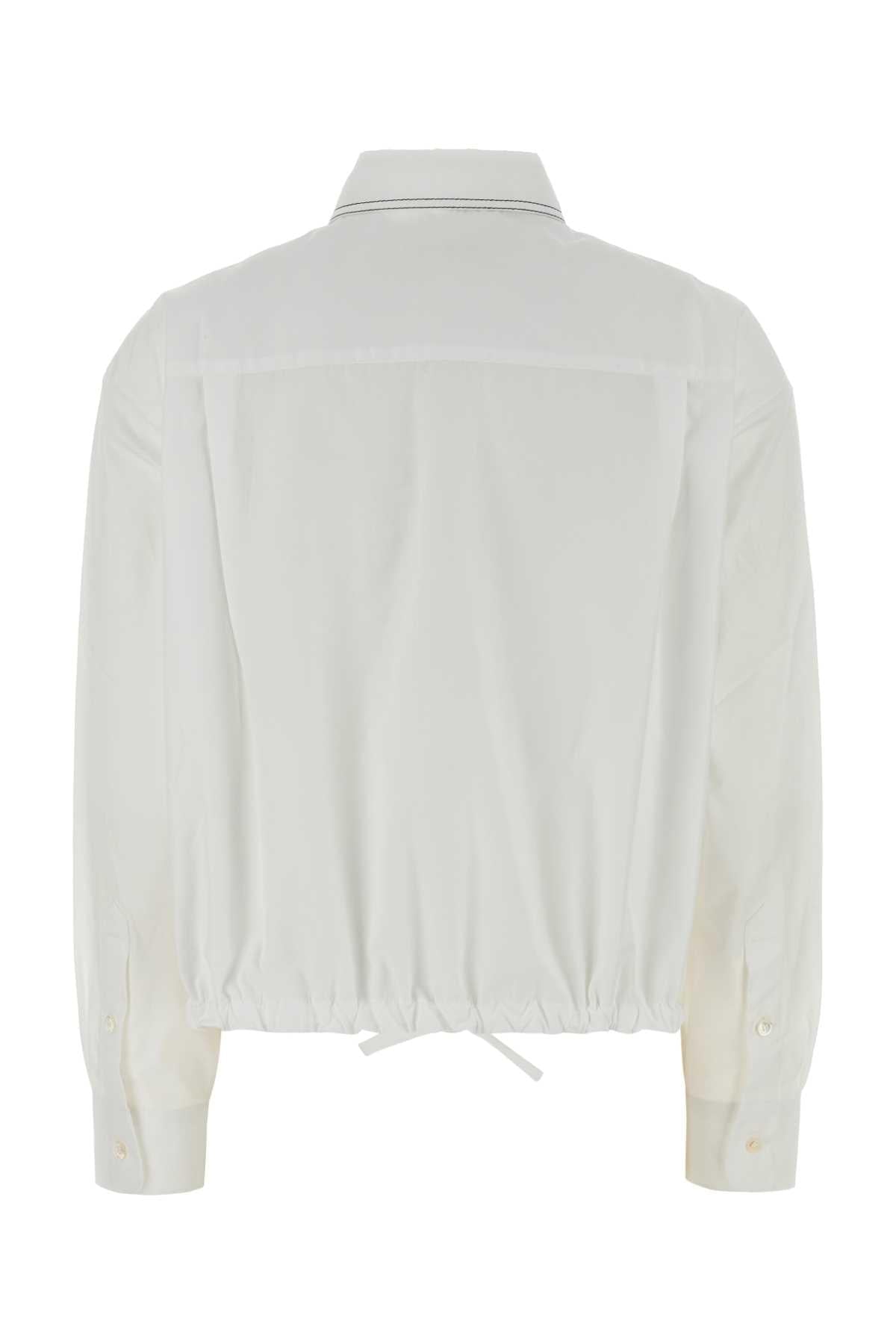 Marni Women White Poplin Oversize Shirt MARNI