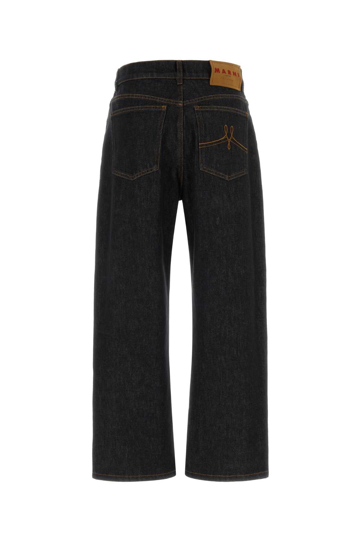 Marni Women Dark Blue Denim Jeans MARNI