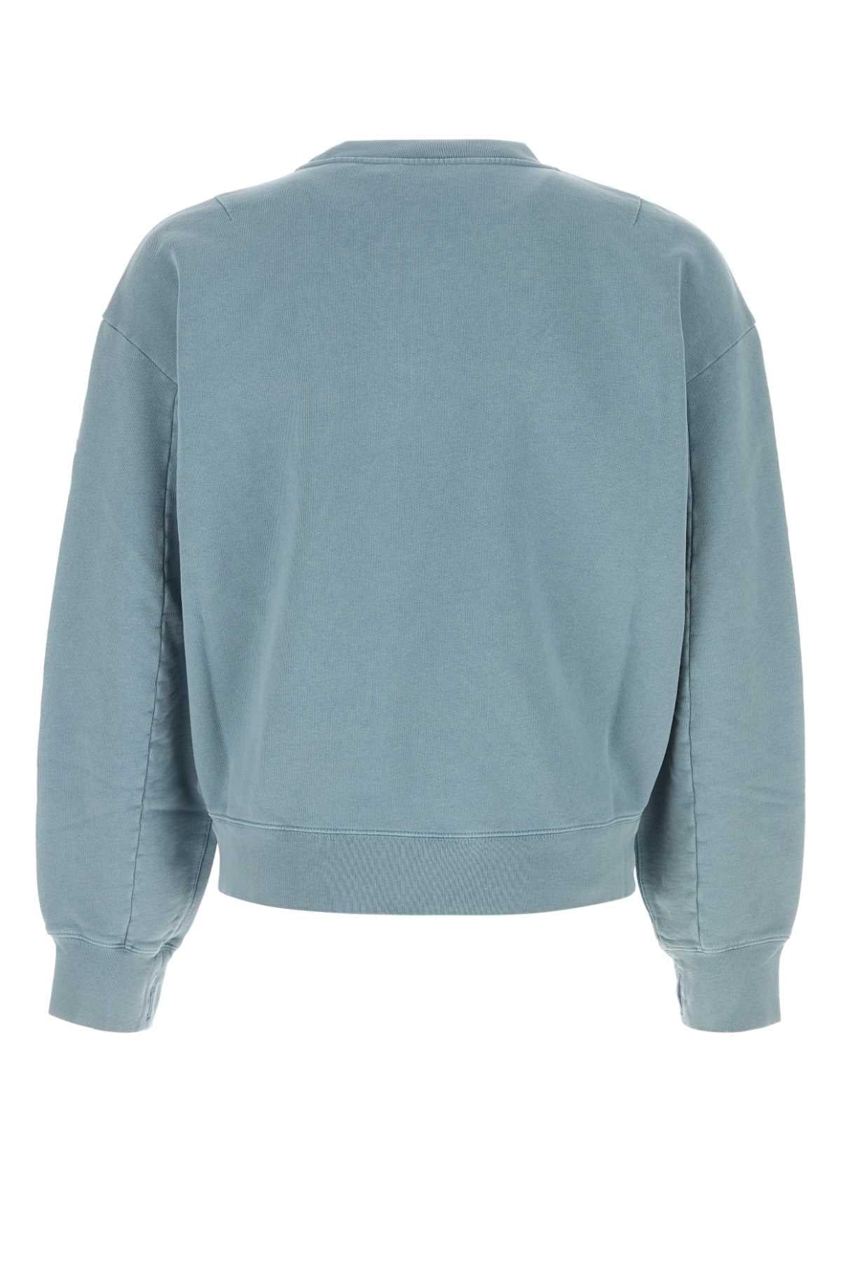 Marni Men Powder Light-Blue Cotton Sweatshirt MARNI