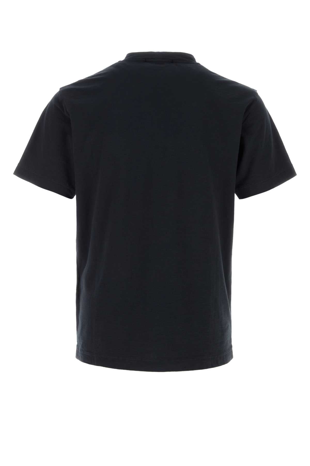 Stone Island Men Midnight Blue Cotton T-Shirt STONE ISLAND