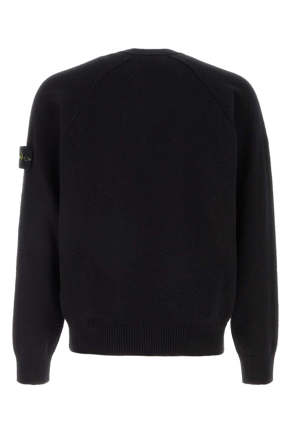 Stone Island Men Midnight Blue Cotton Sweater STONE ISLAND