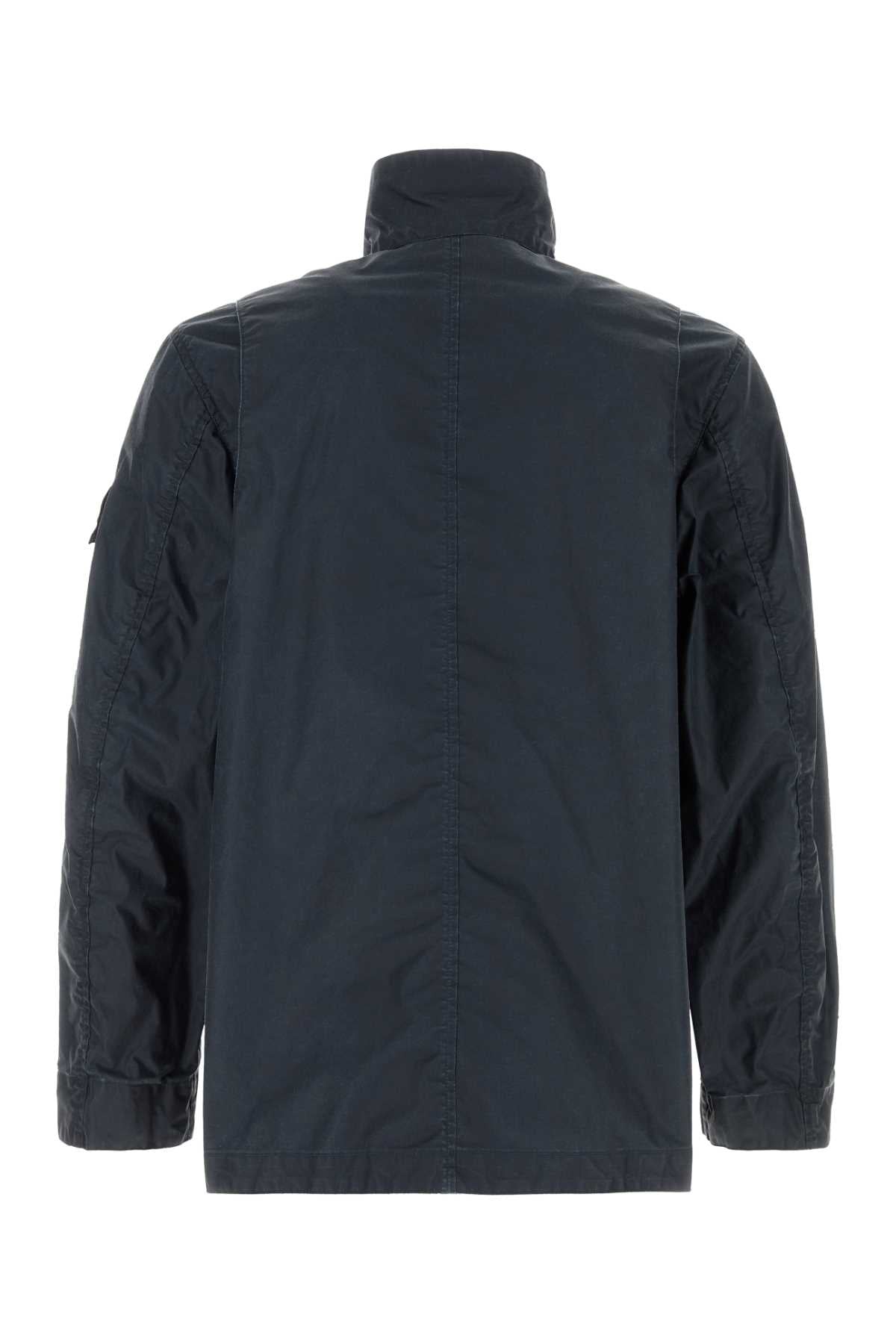 Stone Island Men Navy Blue Polyester Blend Jacket STONE ISLAND