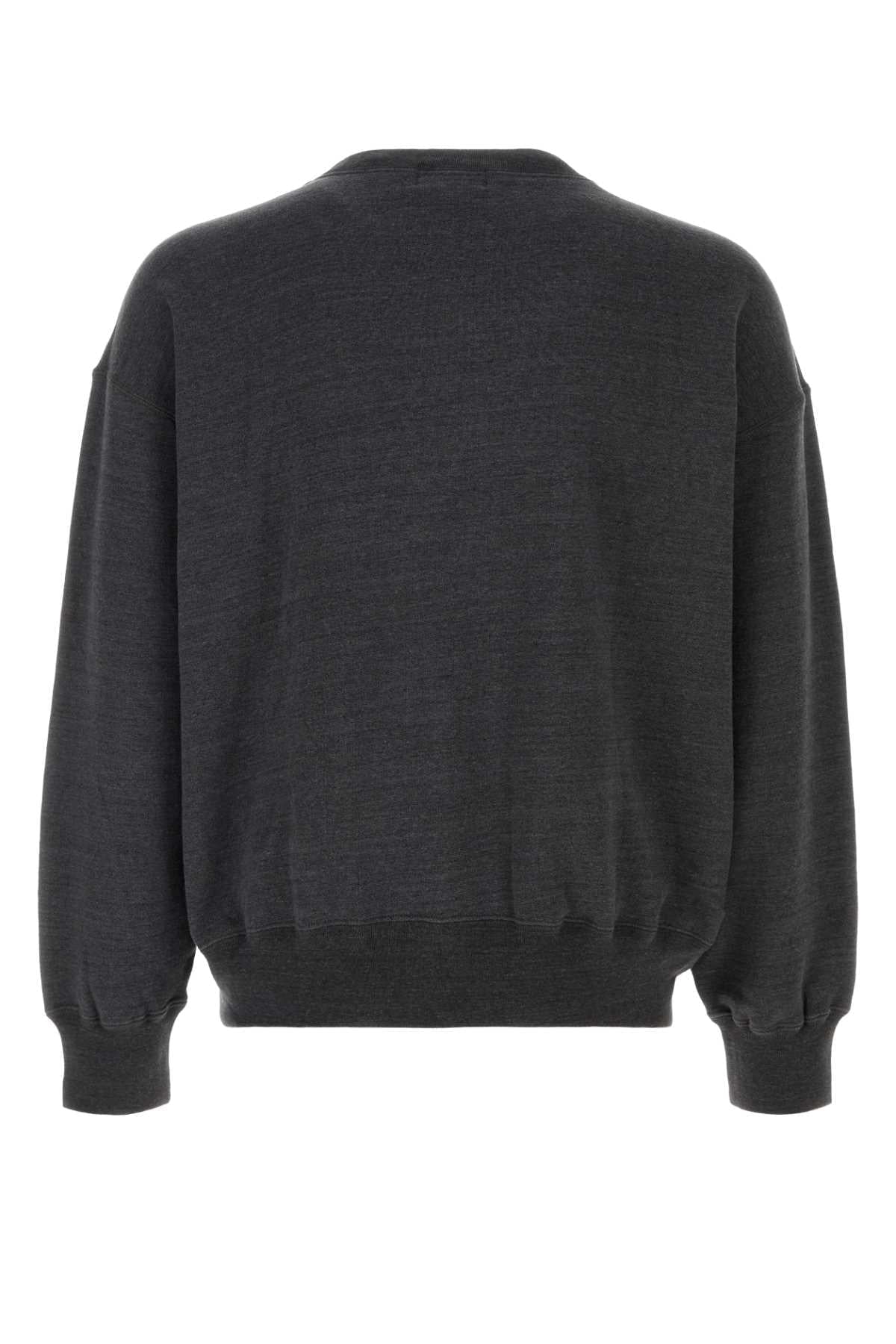 Bape Men Graphite Cotton Oversize Sweatshirt BAPE