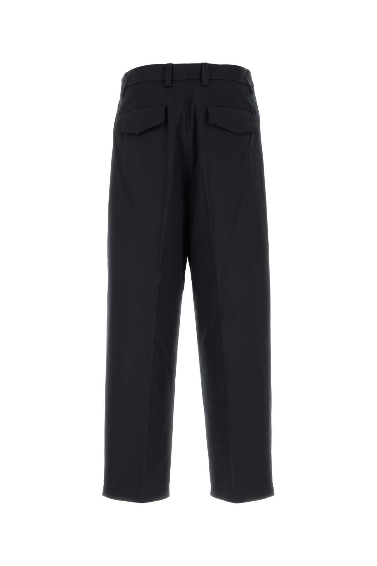 Jil Sander Men Midnight Blue Cotton Pant JIL SANDER