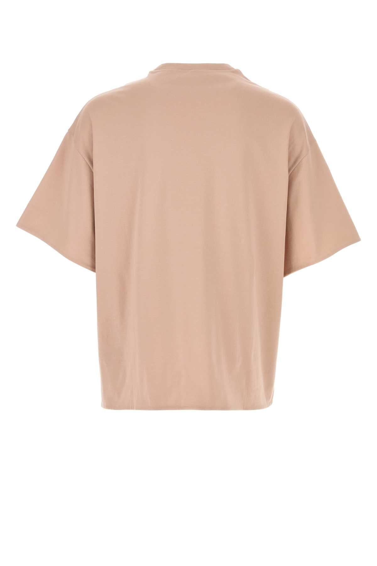 Jil Sander Men Pink Cotton T-Shirt JIL SANDER