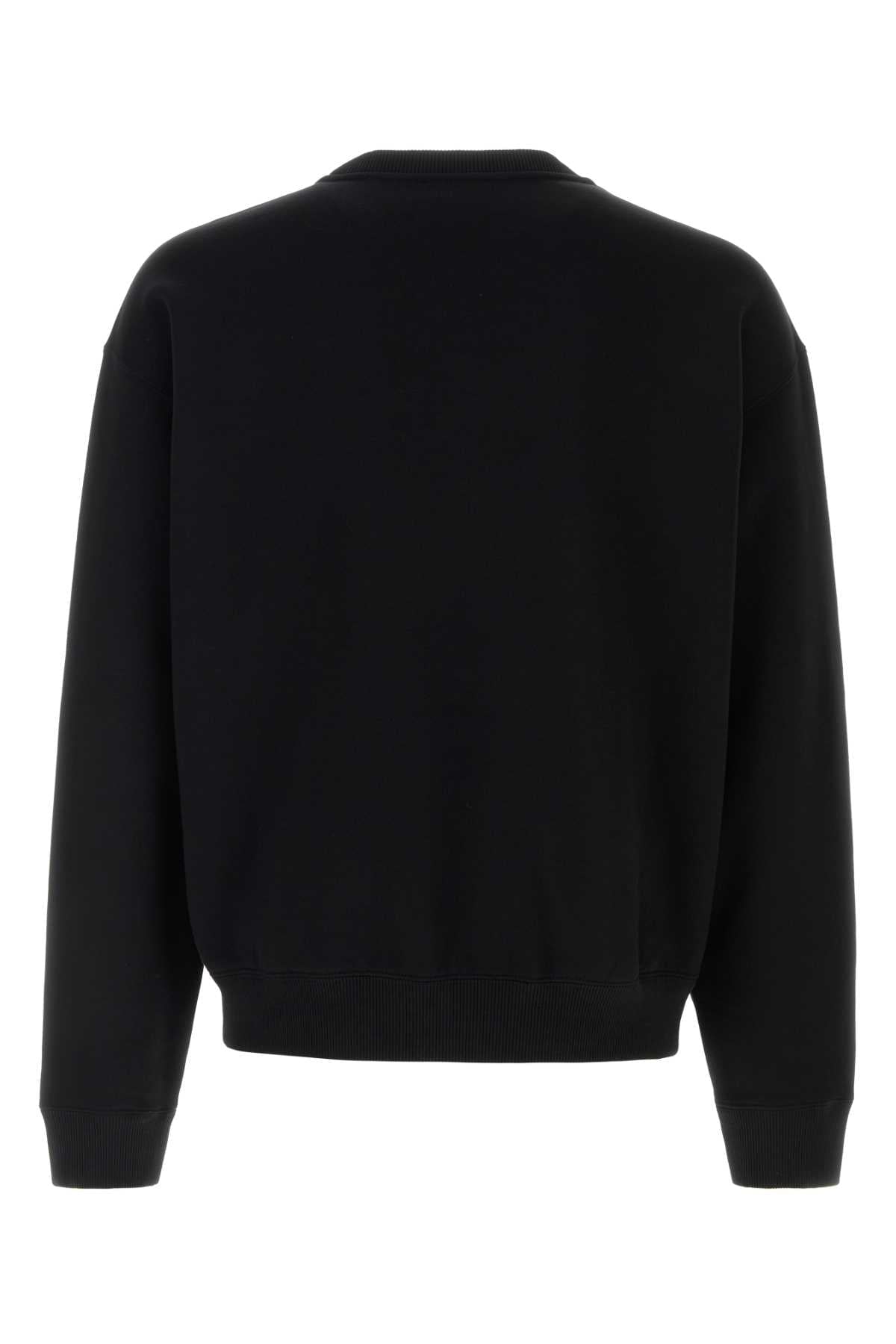 Jil Sander Men Black Cotton Sweatshirt
