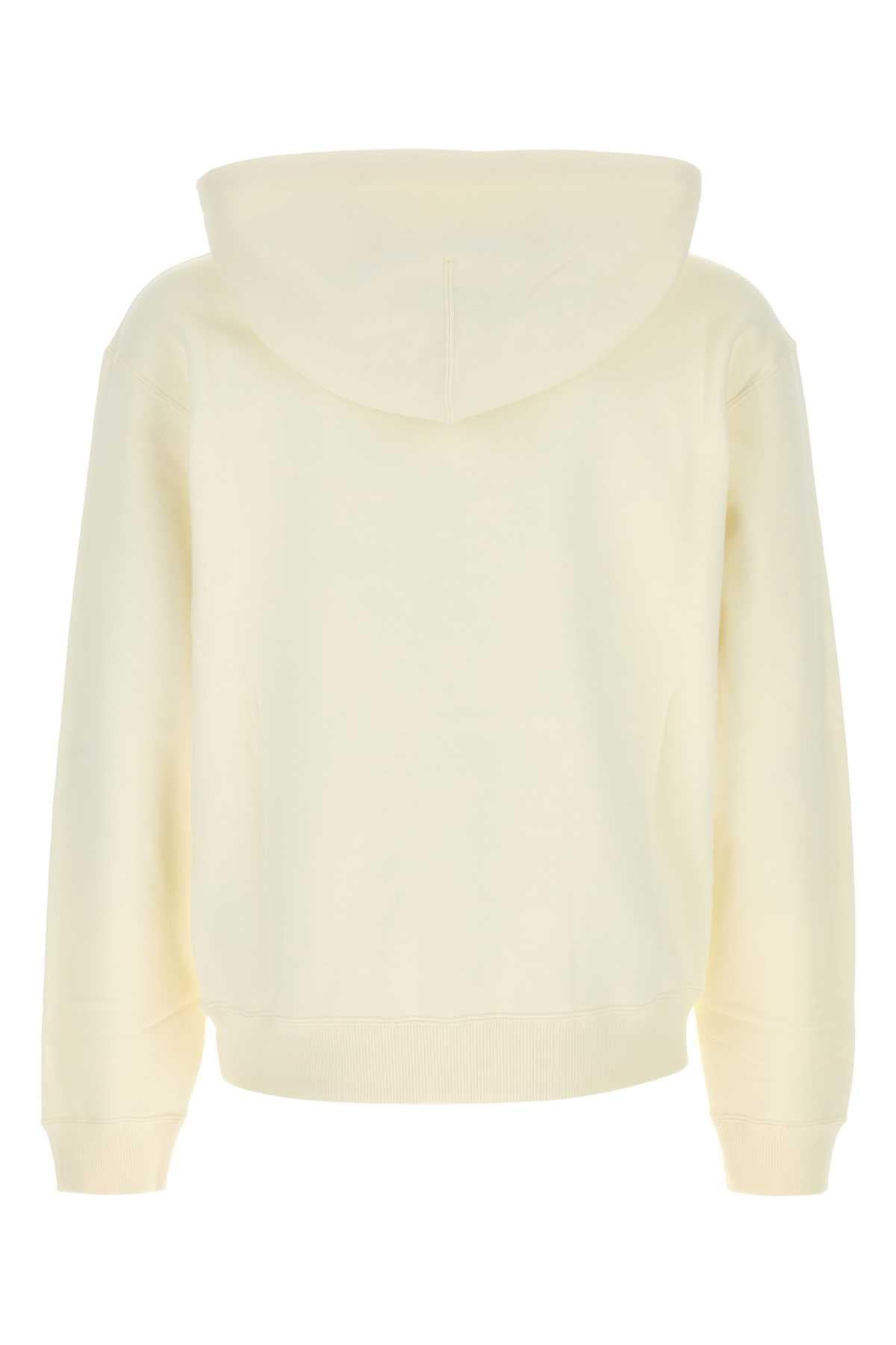 Jil Sander Men Ivory Cotton Sweatshirt JIL SANDER