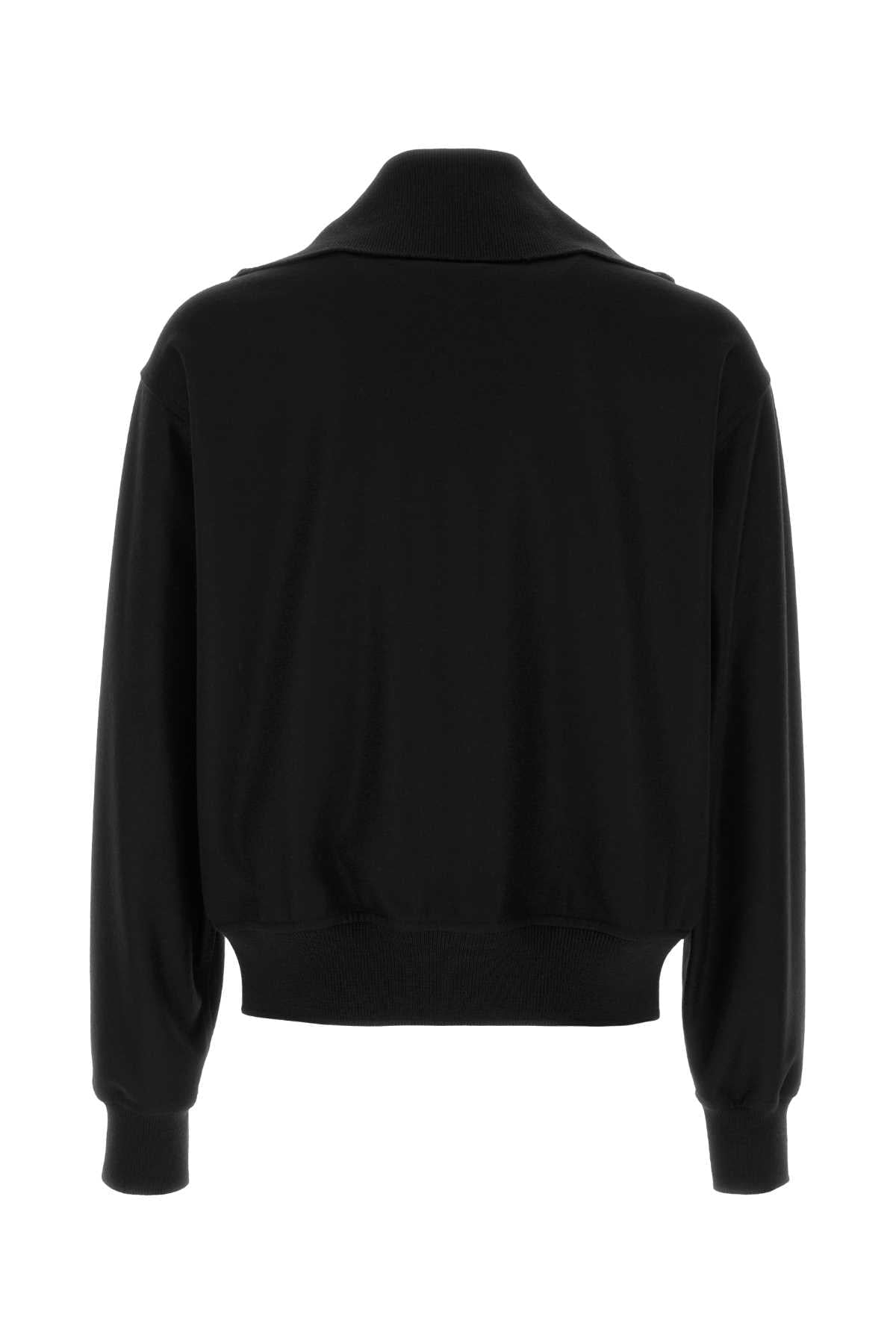 Jil Sander Men Black Wool Cardigan JIL SANDER