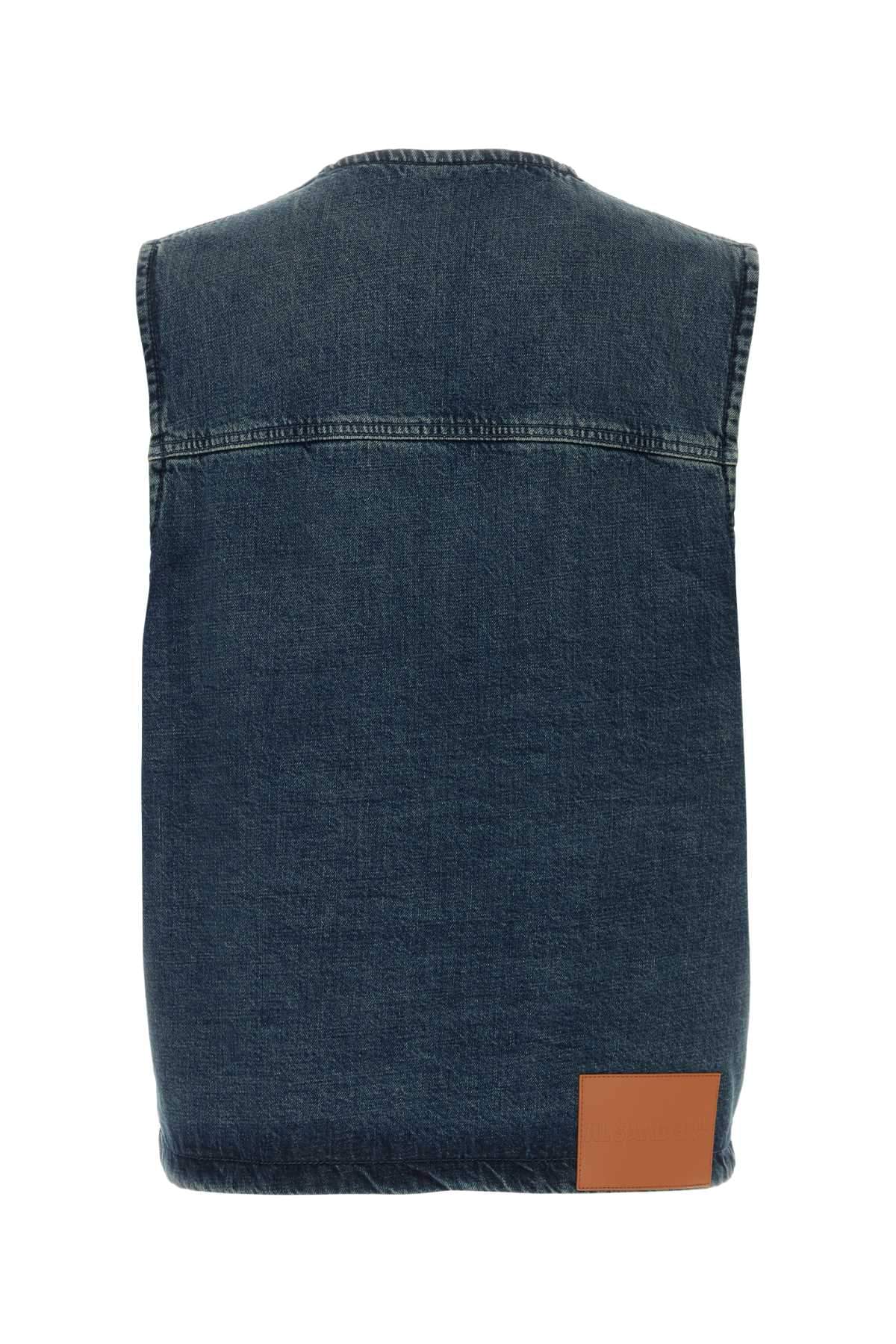 Jil Sander Men Denim Vest JIL SANDER