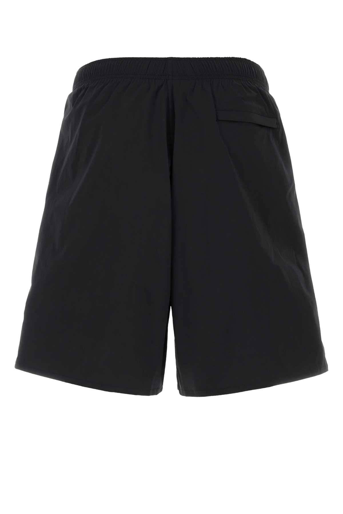 Jil Sander Men Black Stretch Nylon Swimming Shorts JIL SANDER