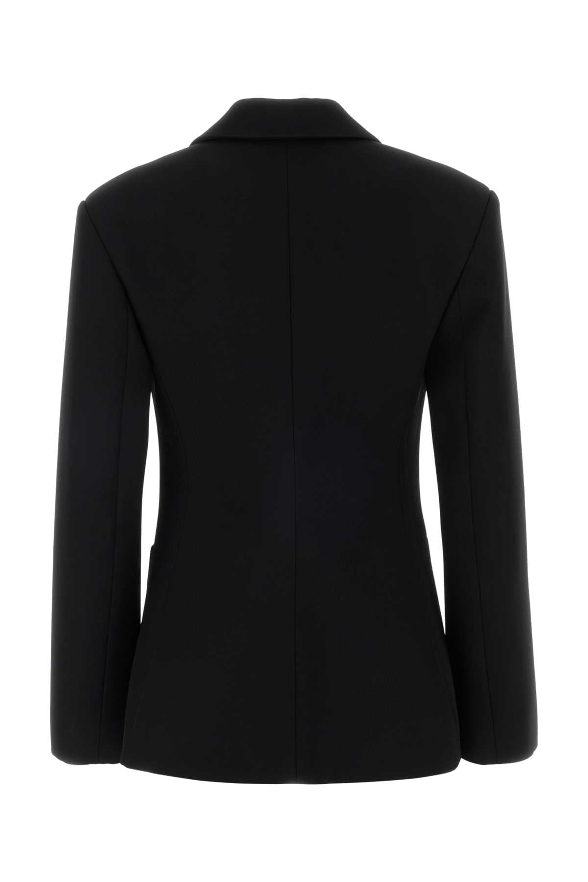 Loewe Women Black Wool Blend Blazer LOEWE