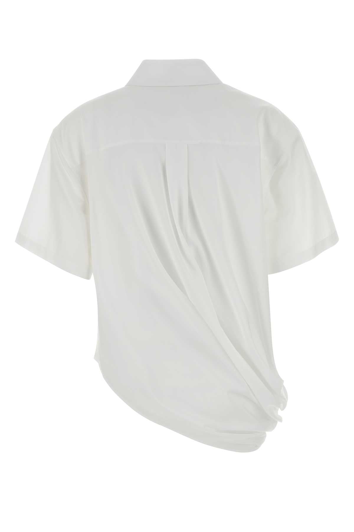 Loewe Women White Poplin Shirt LOEWE