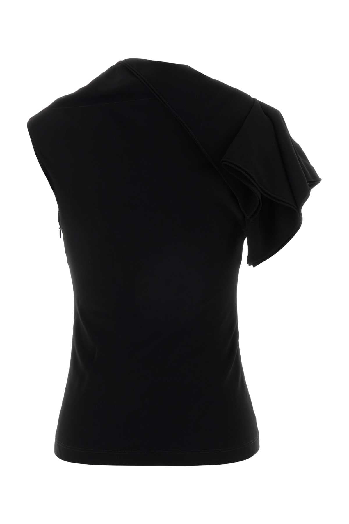 Loewe Women Black Stretch Cady Top LOEWE