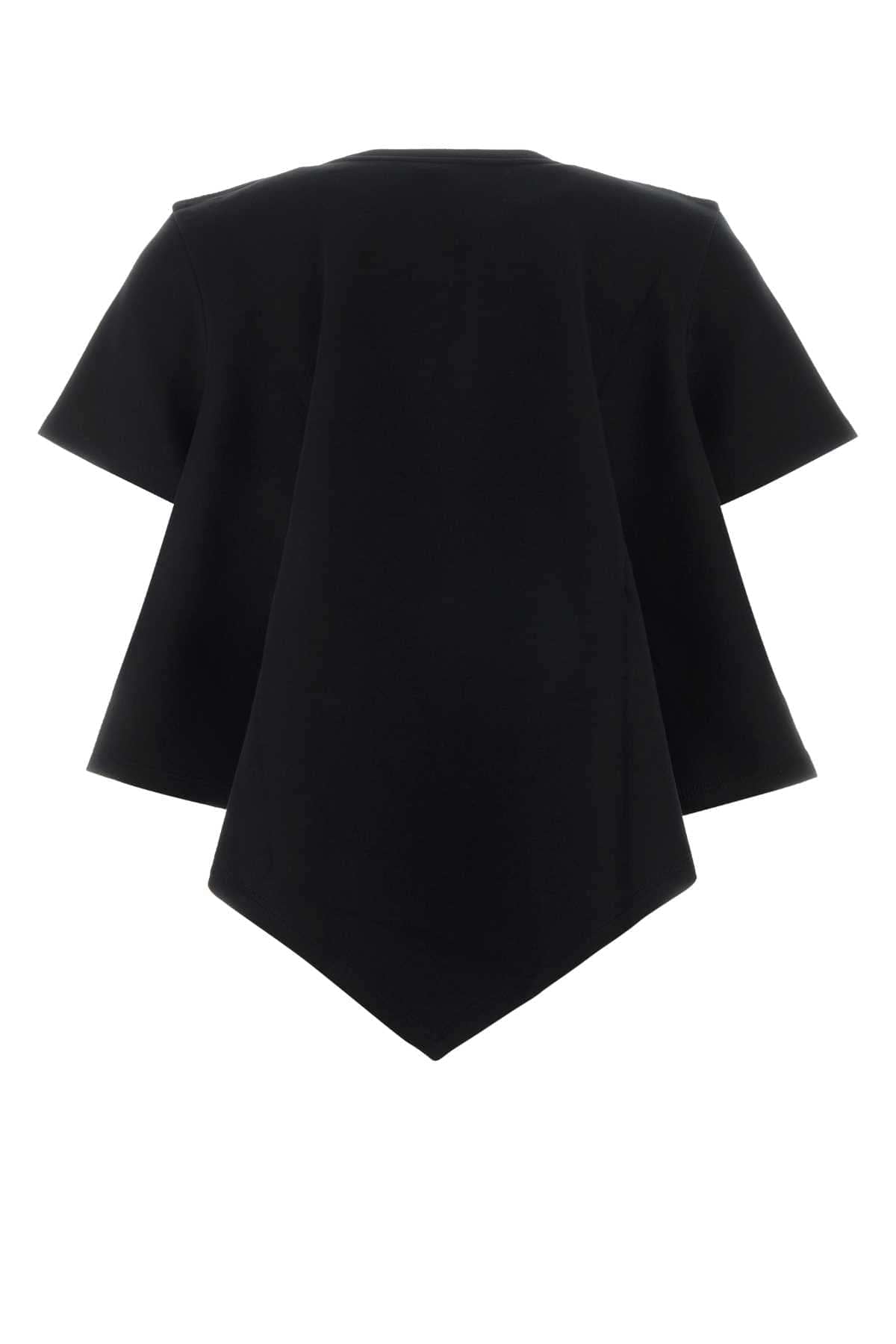Loewe Women Black Cotton Blend T-Shirt LOEWE