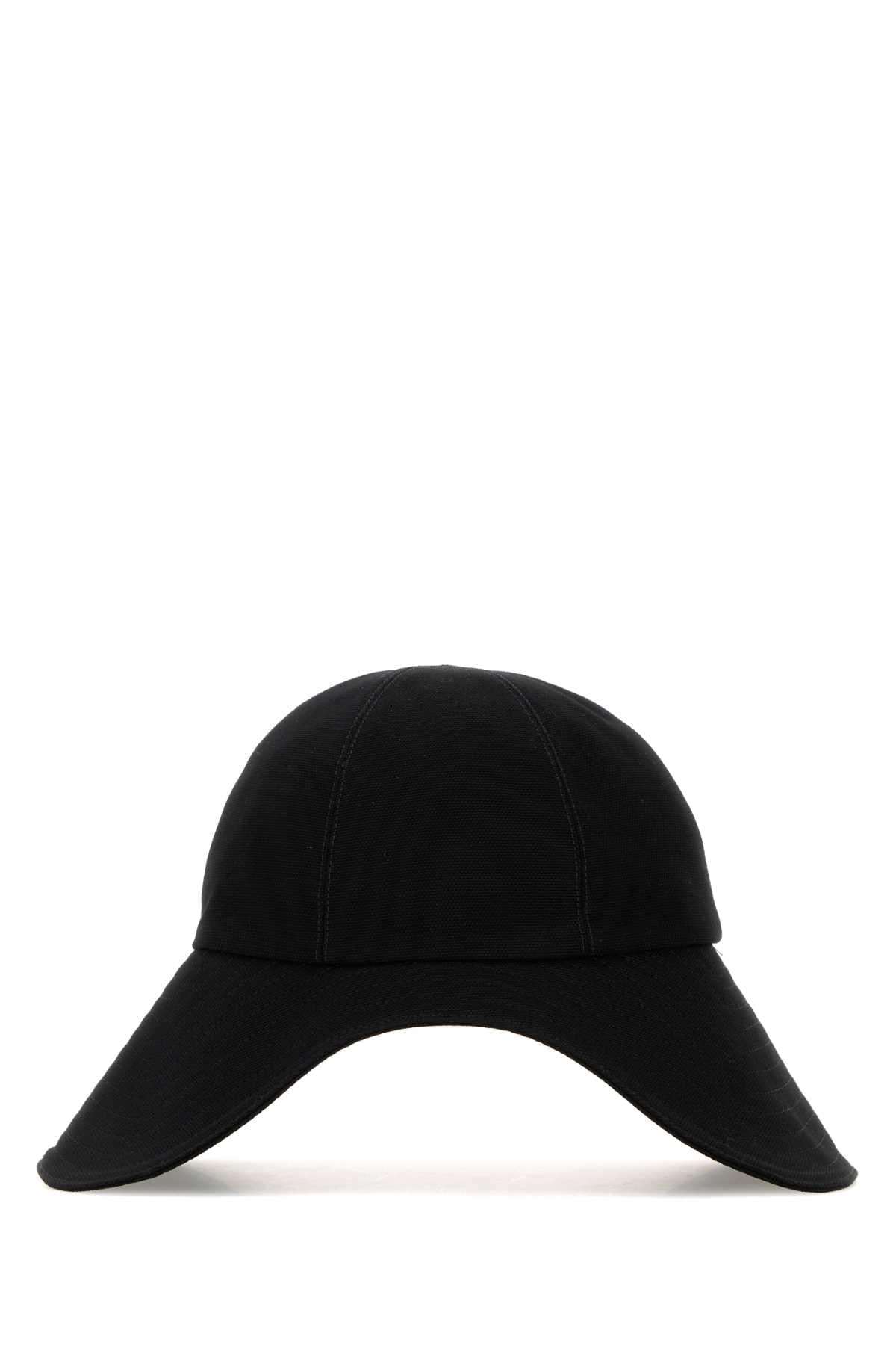 Loewe Women Black Canvas Hat LOEWE