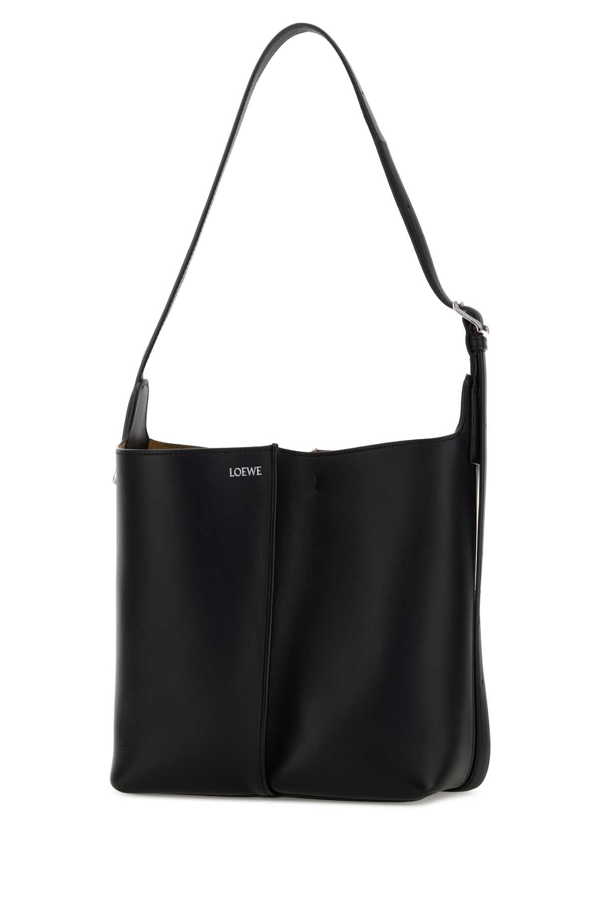 Loewe Women Black Leather Medium Bilbao Bucket Bag LOEWE