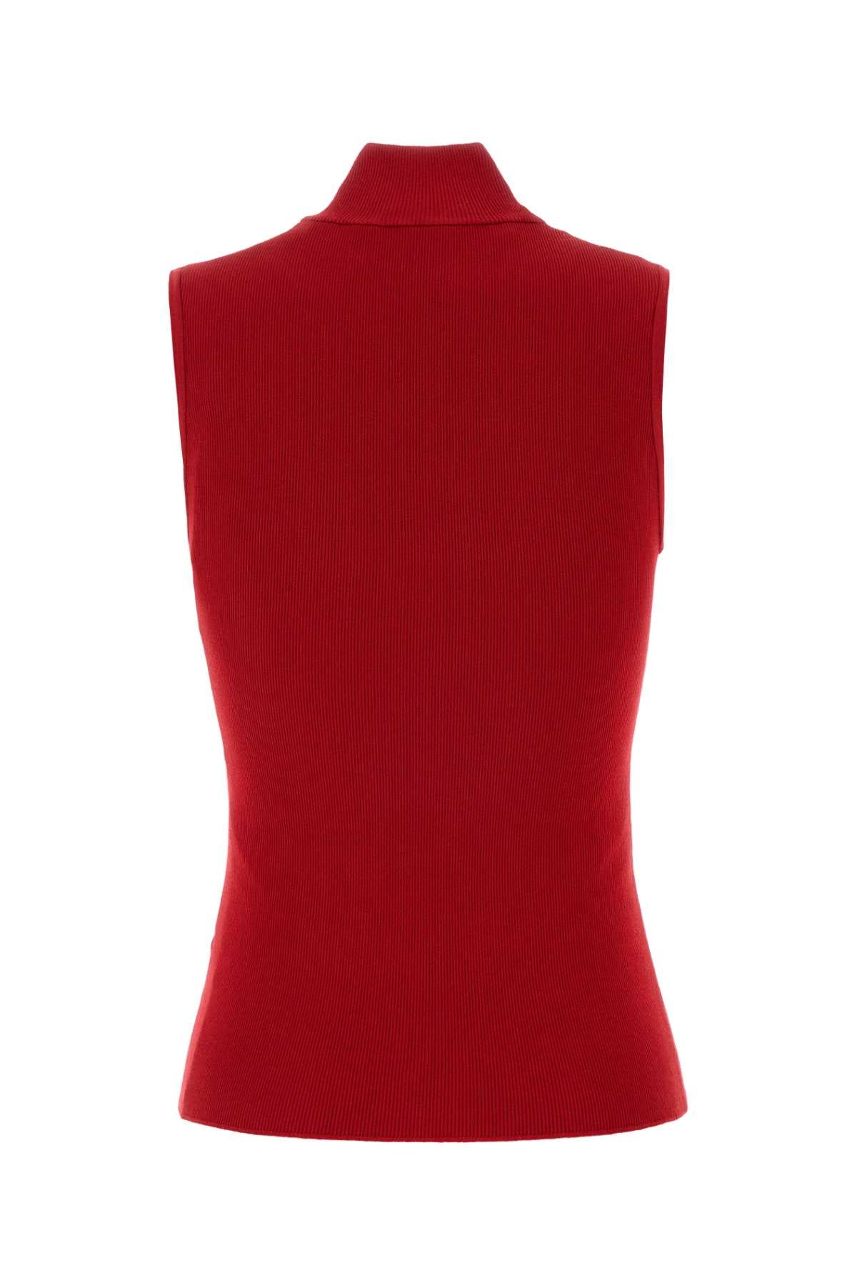 Loewe Women Red Knit Top LOEWE