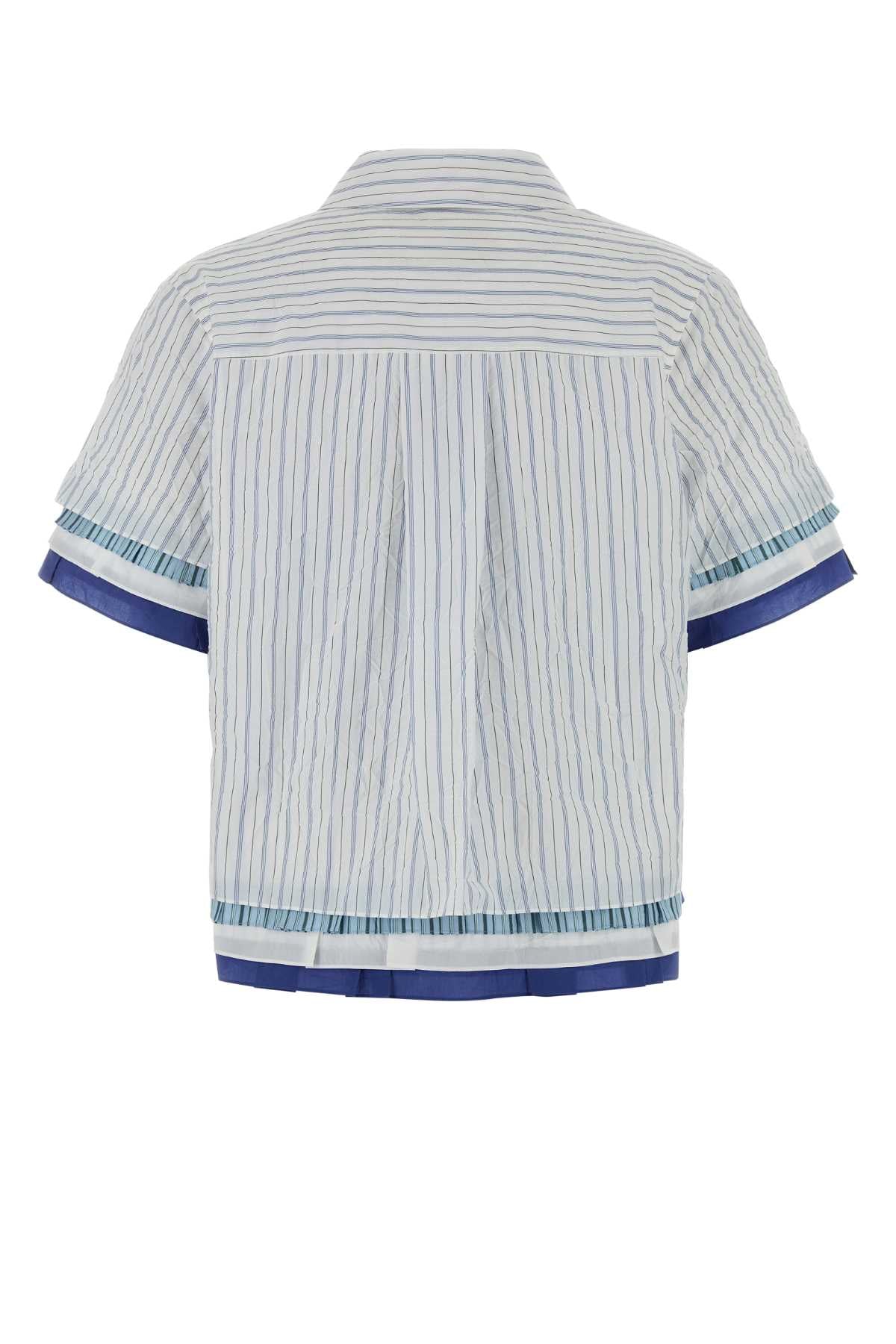 Loewe Women Embroidered Cotton Blend Shirt LOEWE