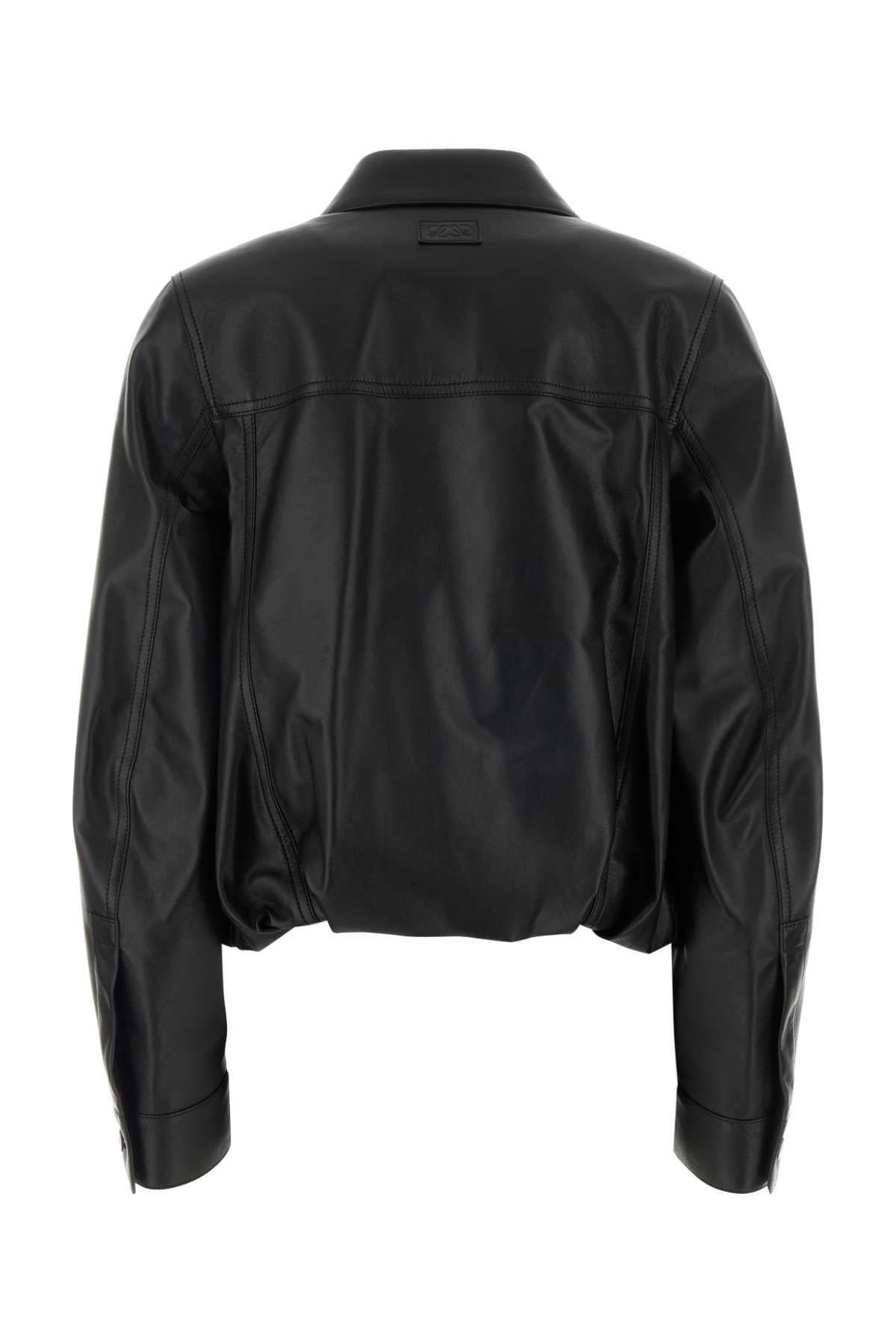 Loewe Women Black Leather Jacket LOEWE