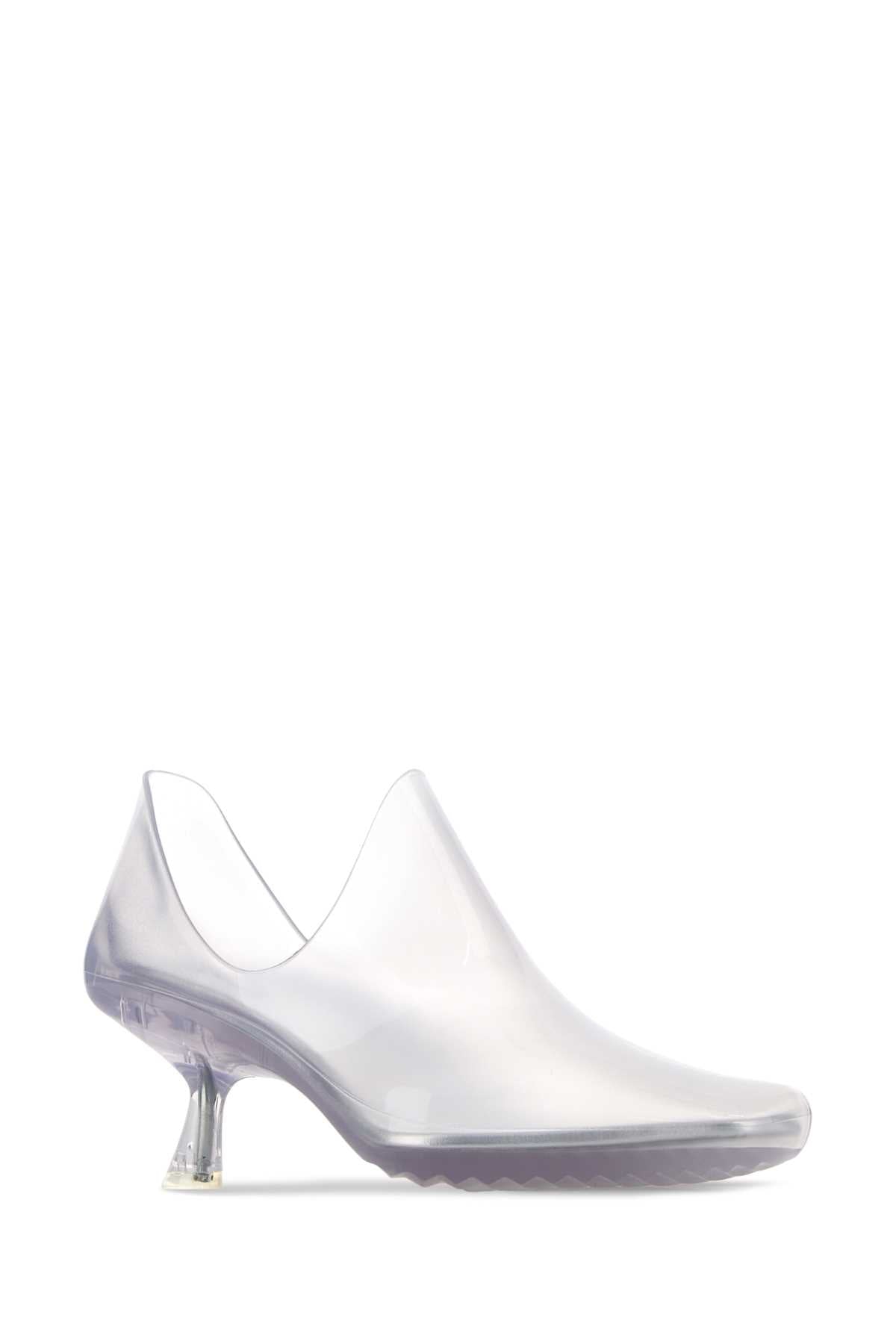 Loewe Women Light Grey Pvc Emily Aqua Pumps LOEWE