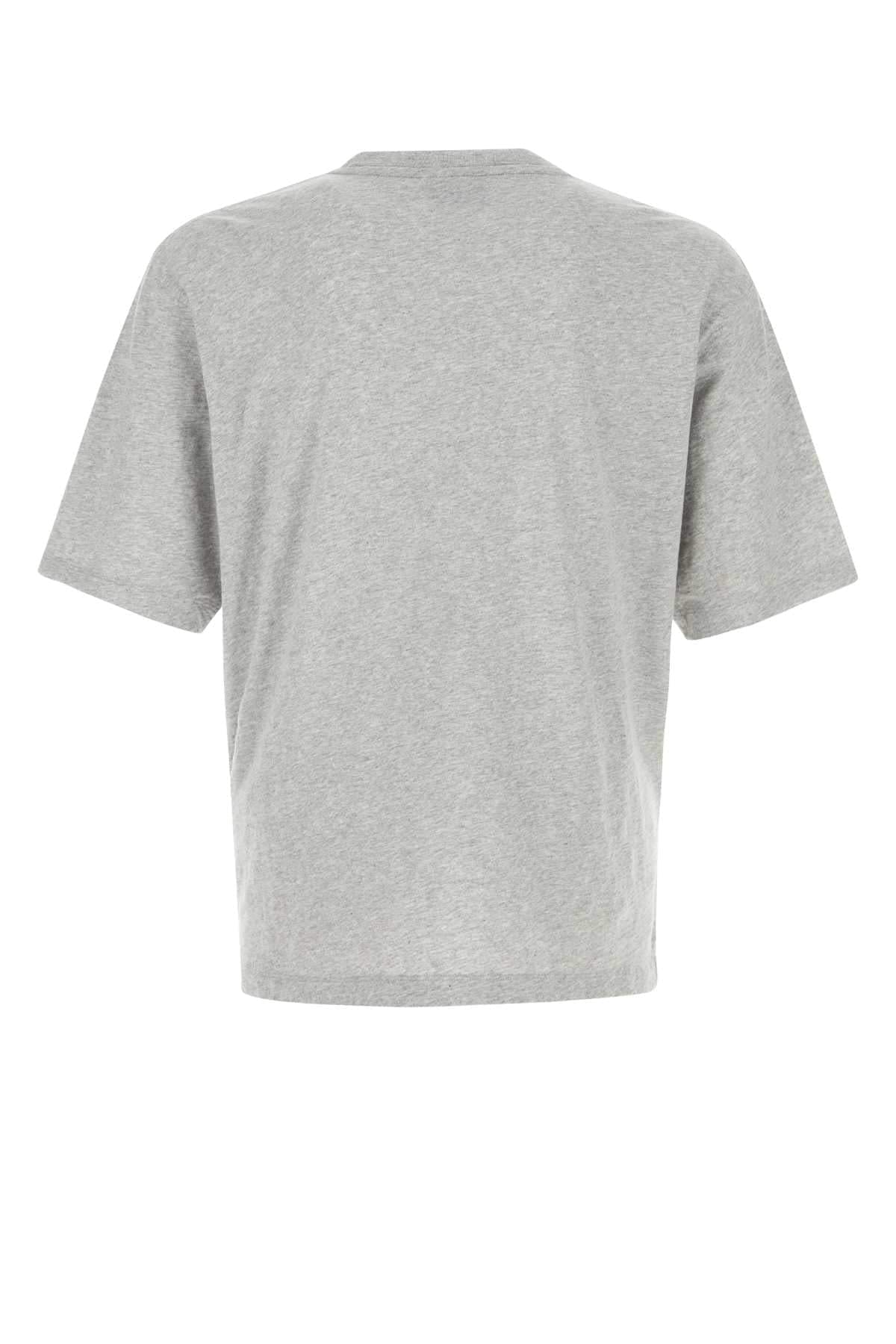 Dsquared Men Grey Cotton Blend T-Shirt DSQUARED2