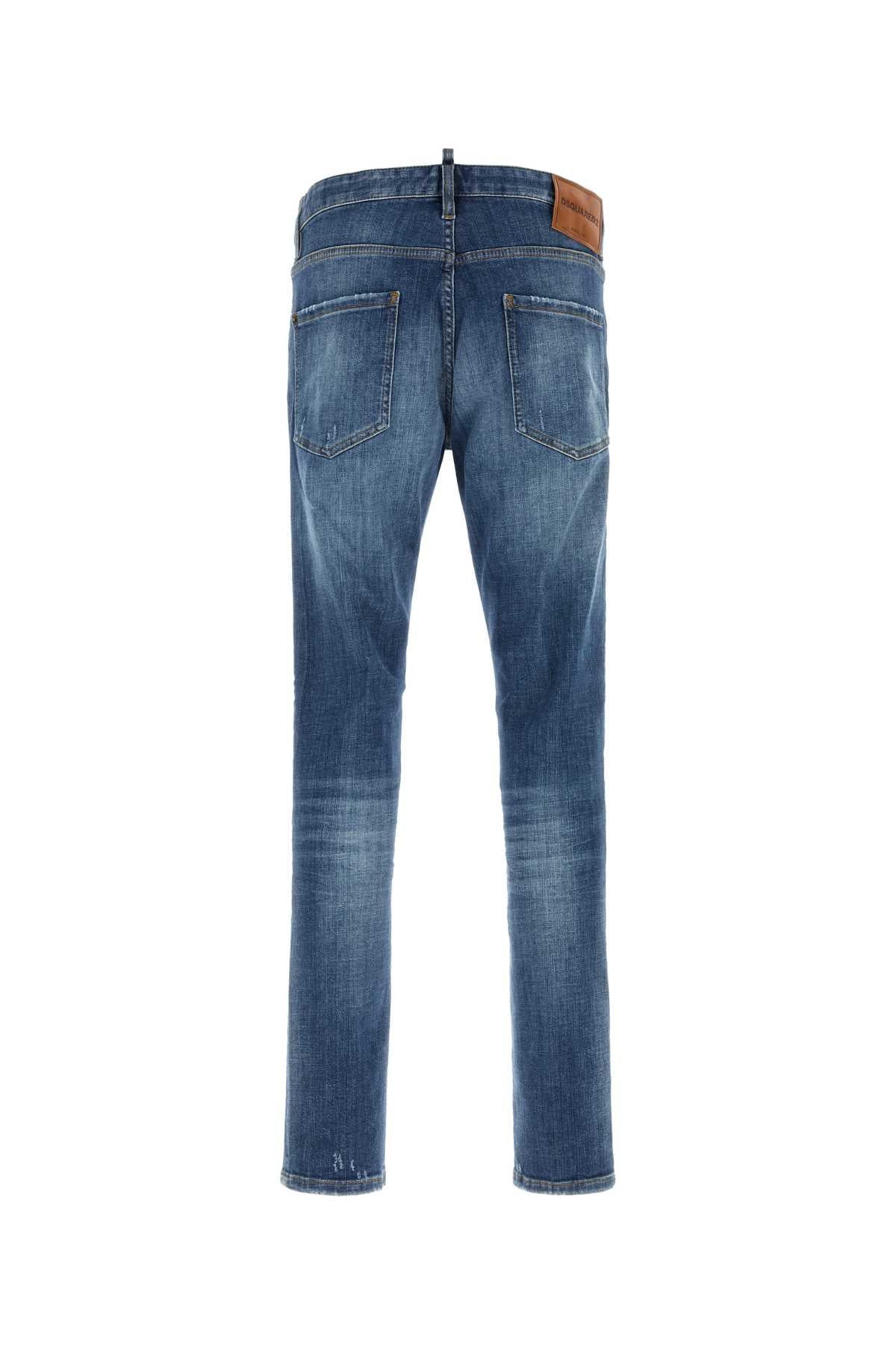 Dsquared Men Stretch Denim 5 Pockets Jeans DSQUARED2