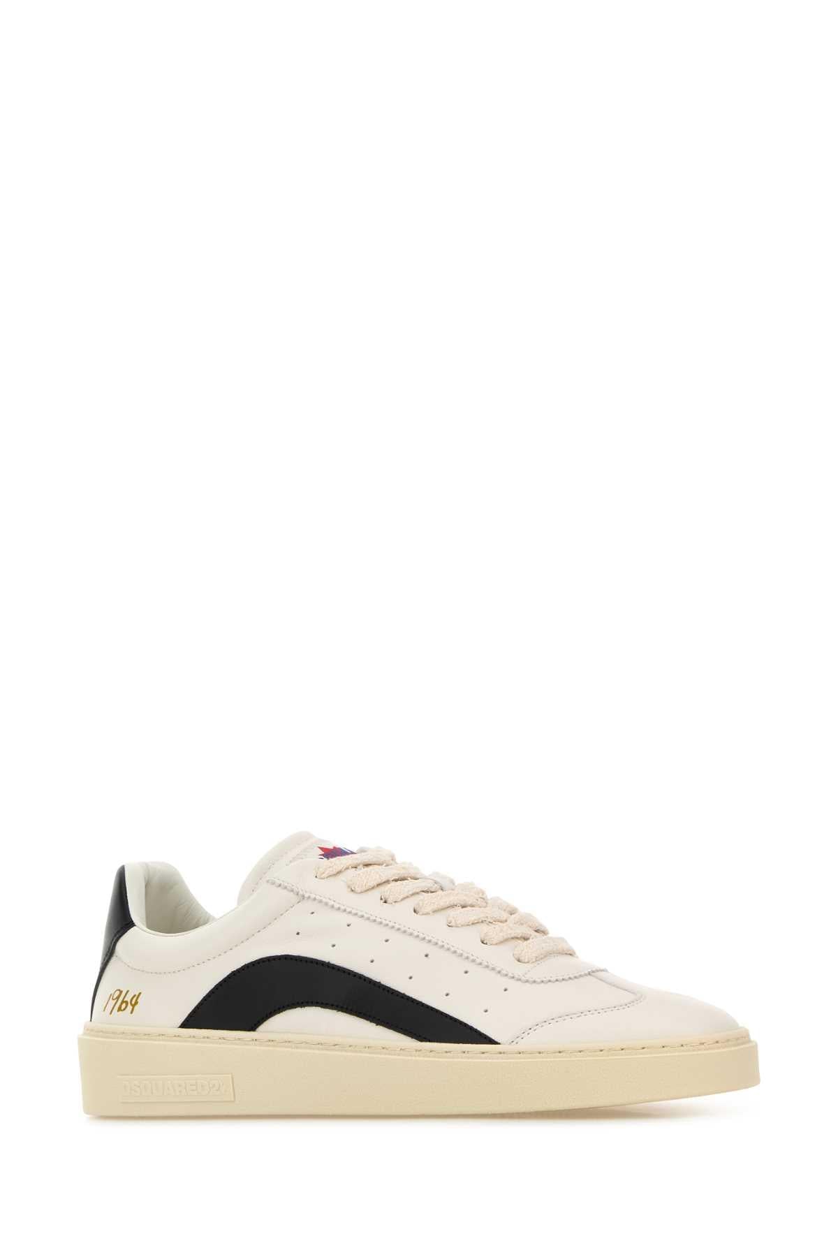 Dsquared Men Two-Tone Leather Rider Sneakers DSQUARED2