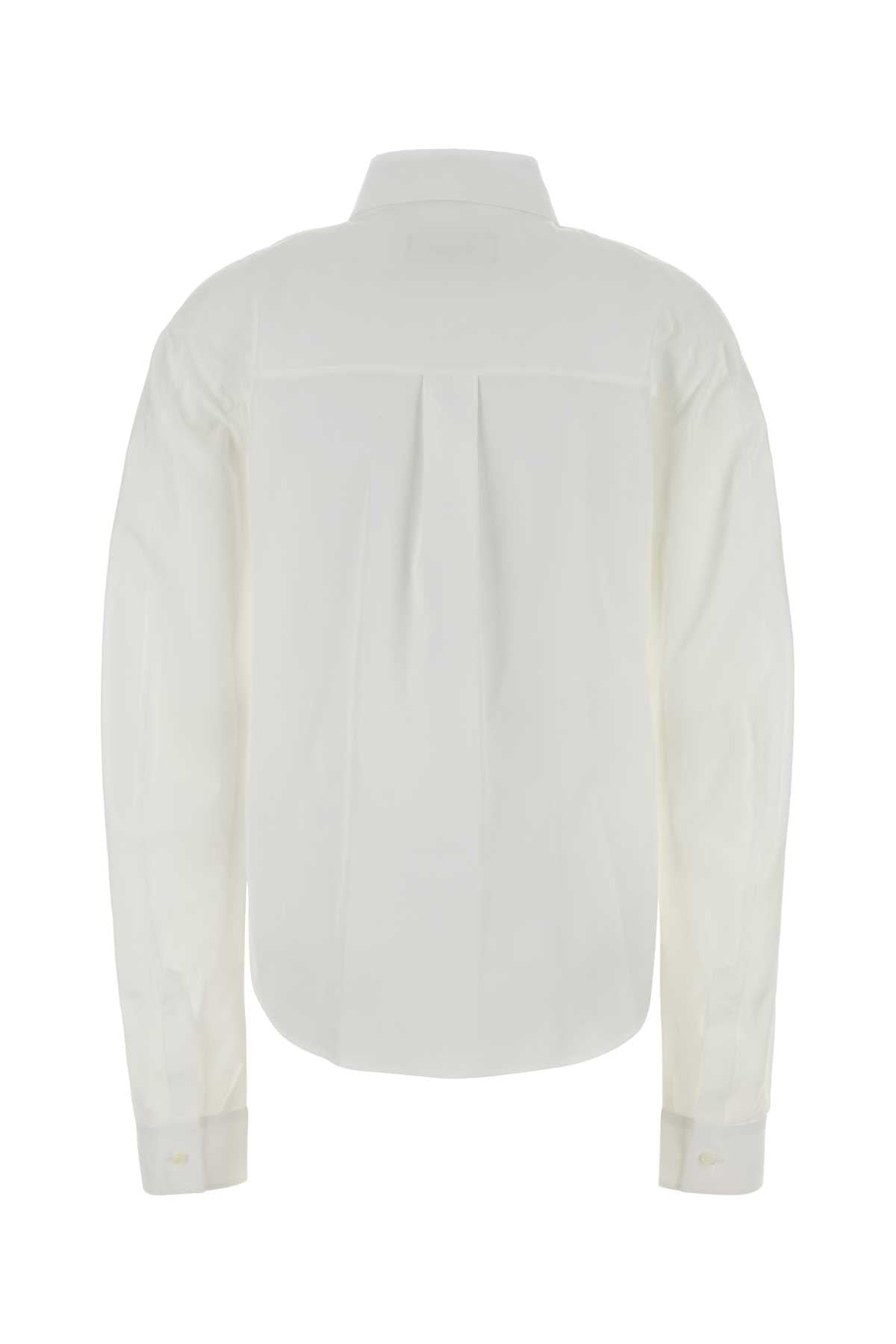 Dsquared Women White Poplin Shirt DSQUARED2
