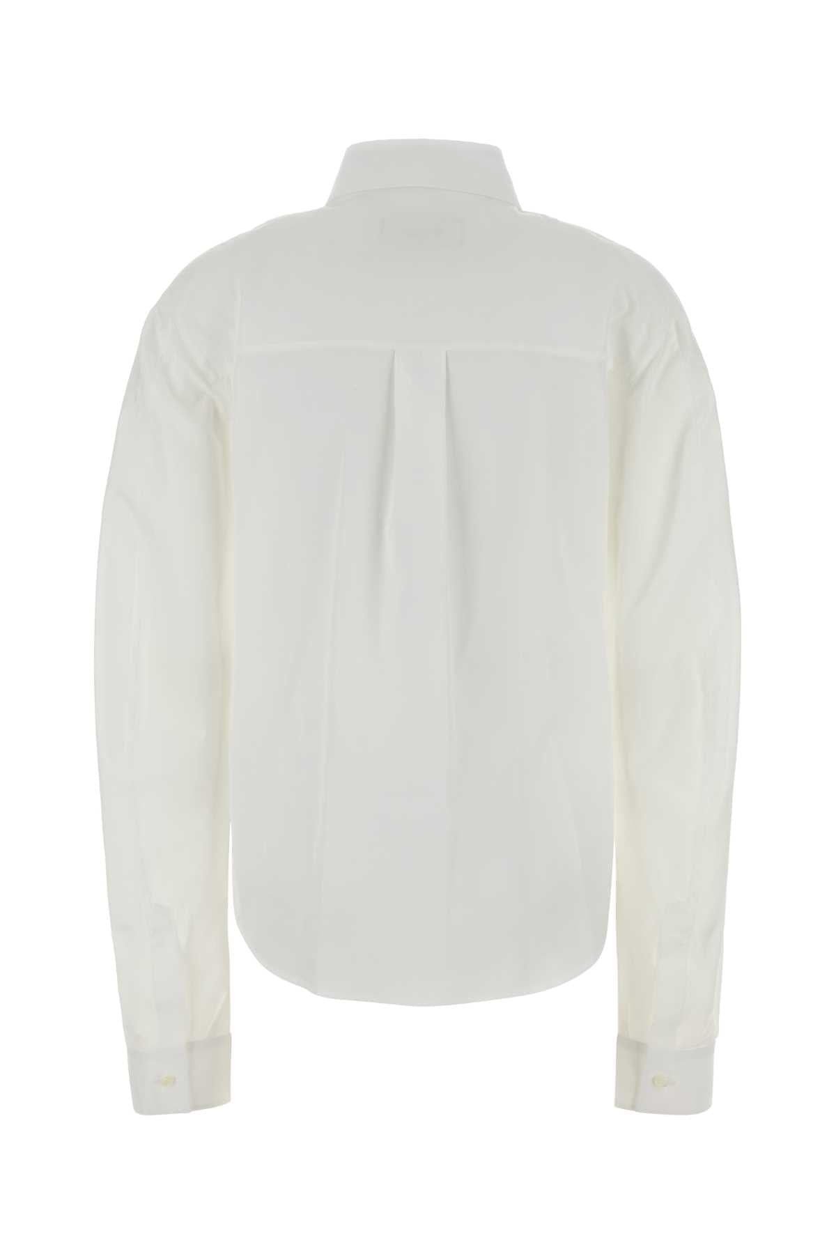Dsquared Women White Poplin Shirt DSQUARED2