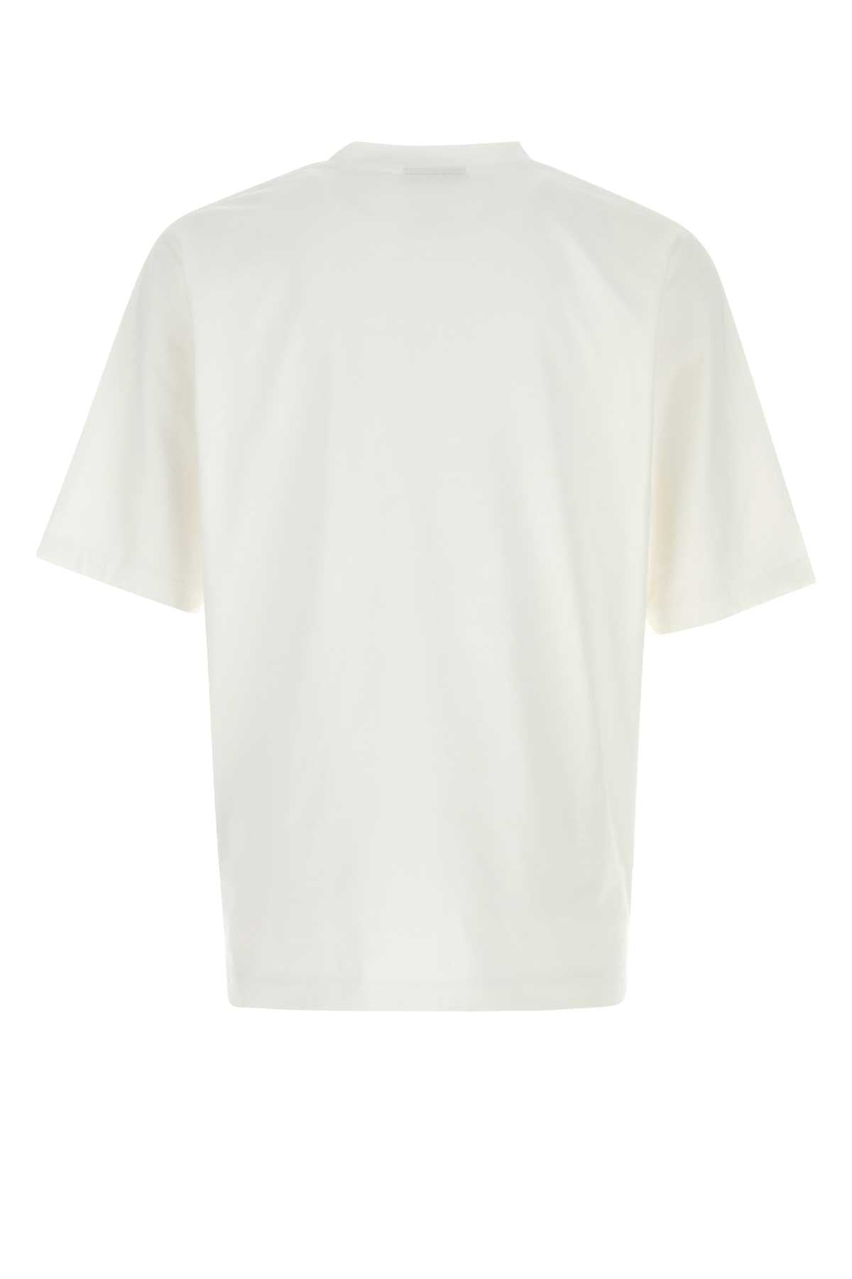 Dsquared Men White Cotton Oversize T-Shirt DSQUARED2
