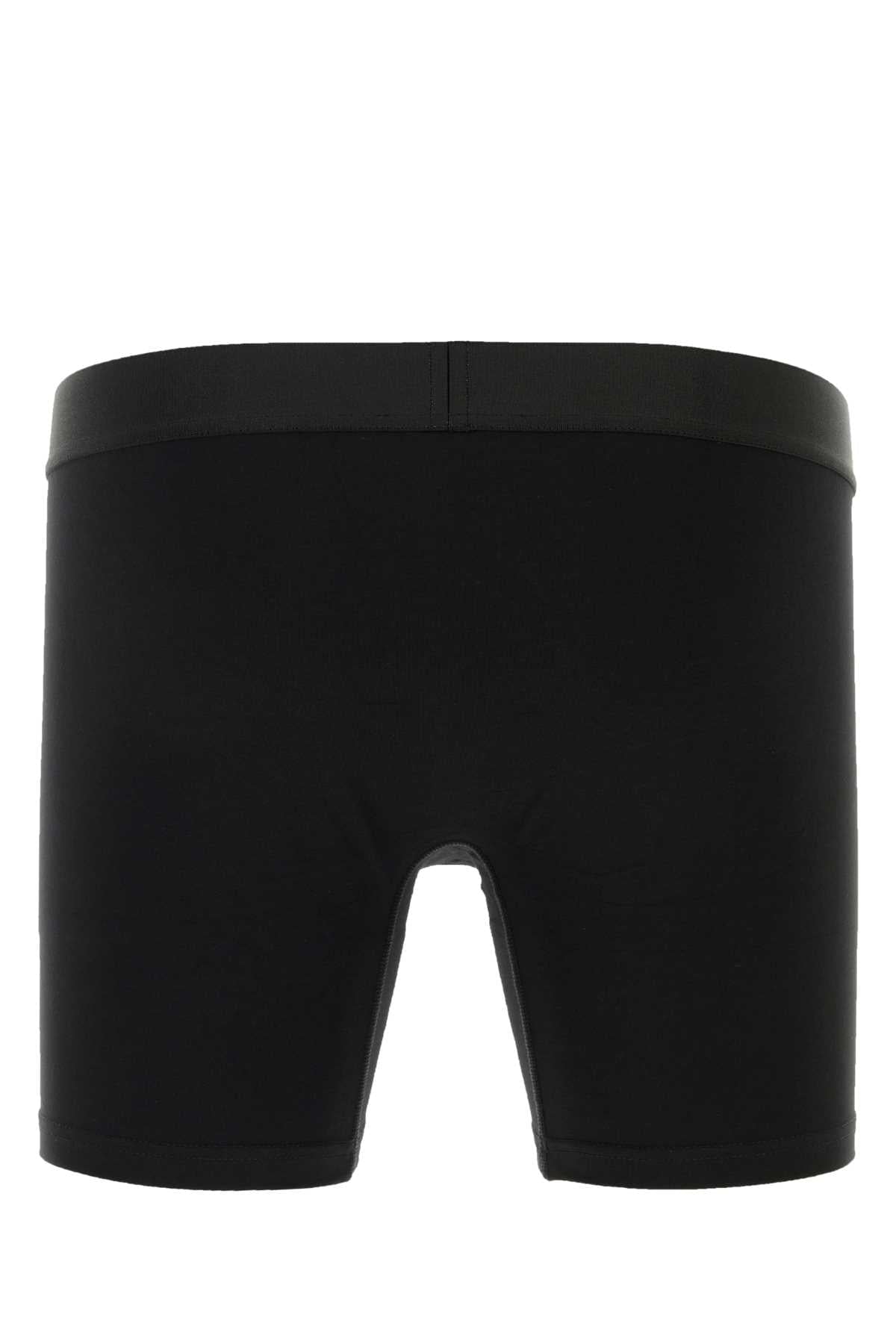 Dsquared Men Black Stretch Cotton Boxer DSQUARED2