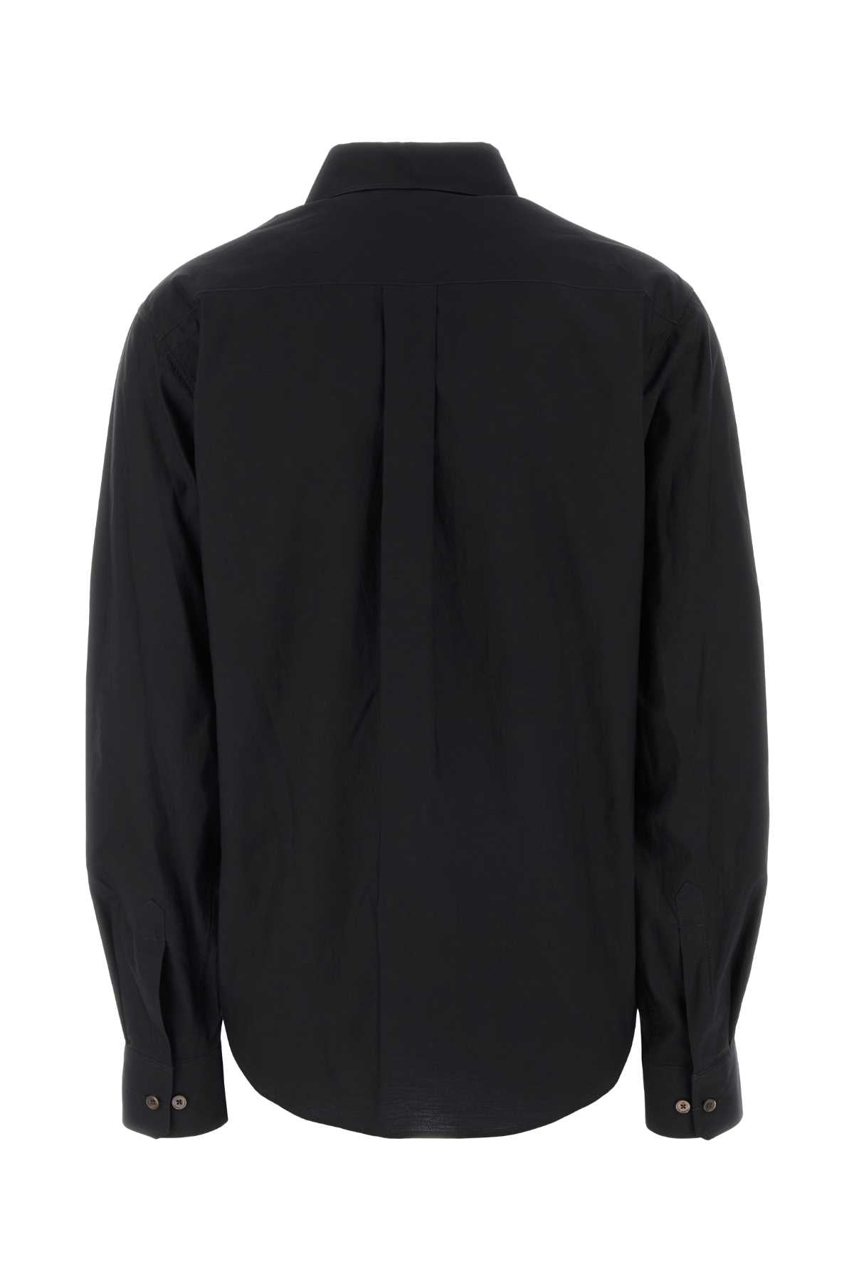 Lemaire Women Black Poplin Shirt LEMAIRE