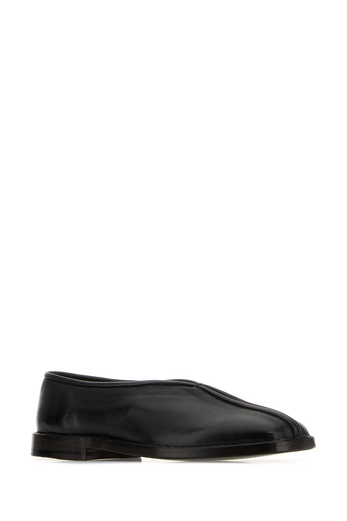 Lemaire Women Black Leather Loafers LEMAIRE