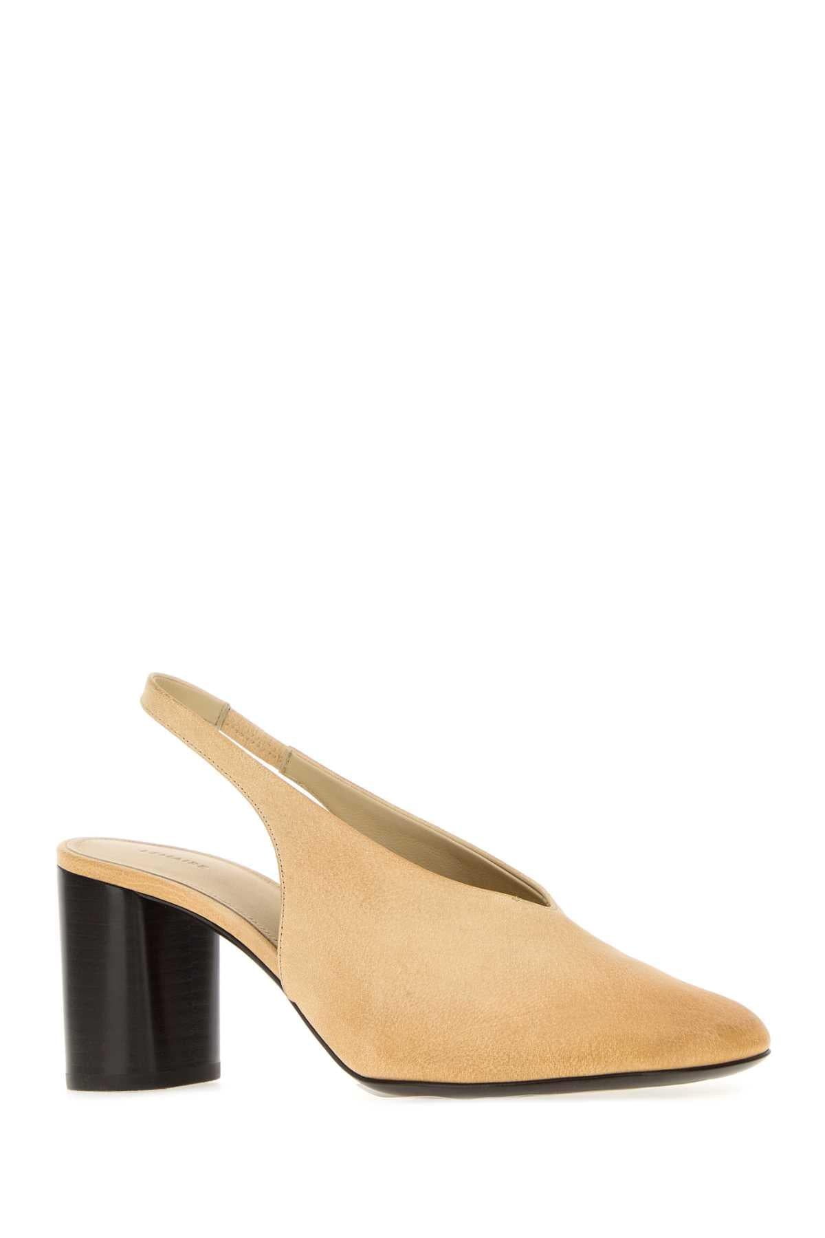 Lemaire Women Beige Leather Glove Pumps LEMAIRE