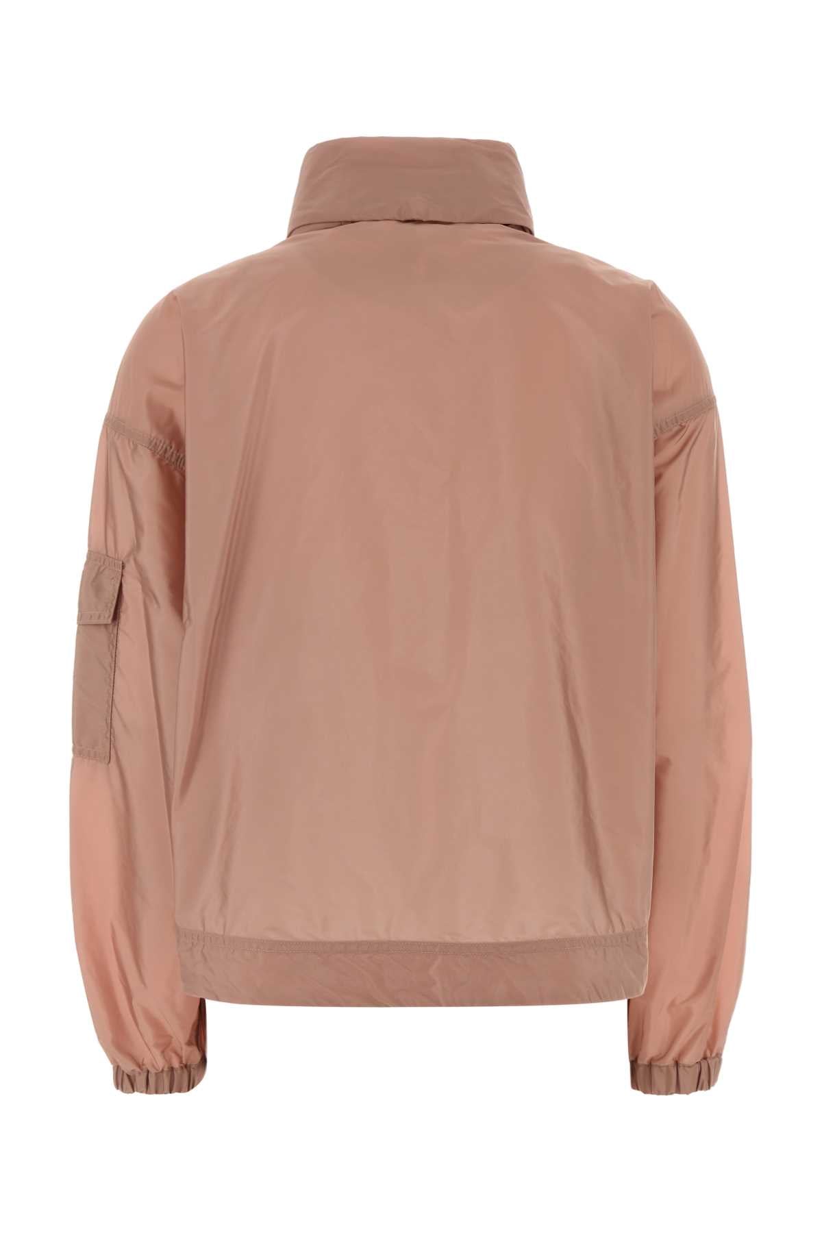 Moncler Women Powder Pink Nylon Marmacy Windbreaker MONCLER