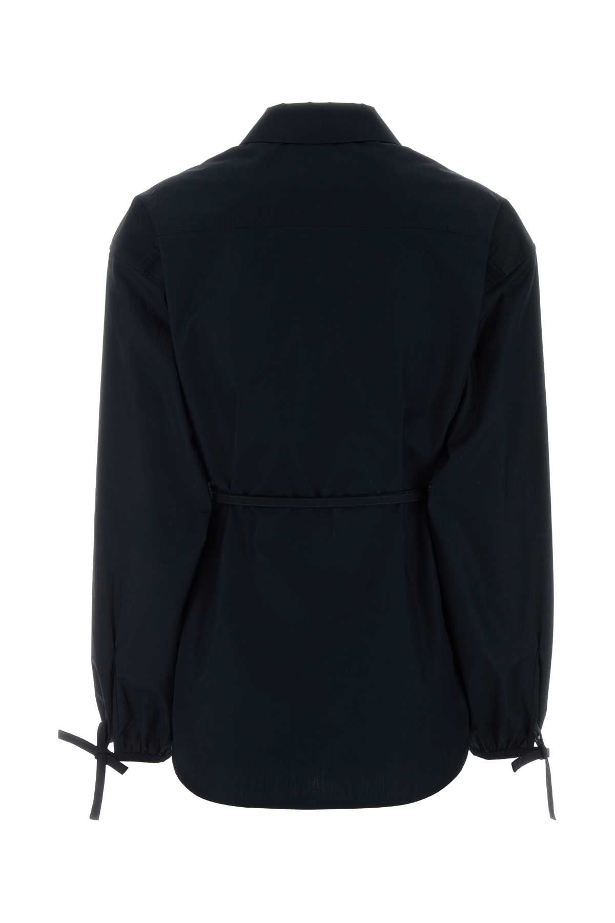 Moncler Women Midnight Blue Poplin Shirt MONCLER
