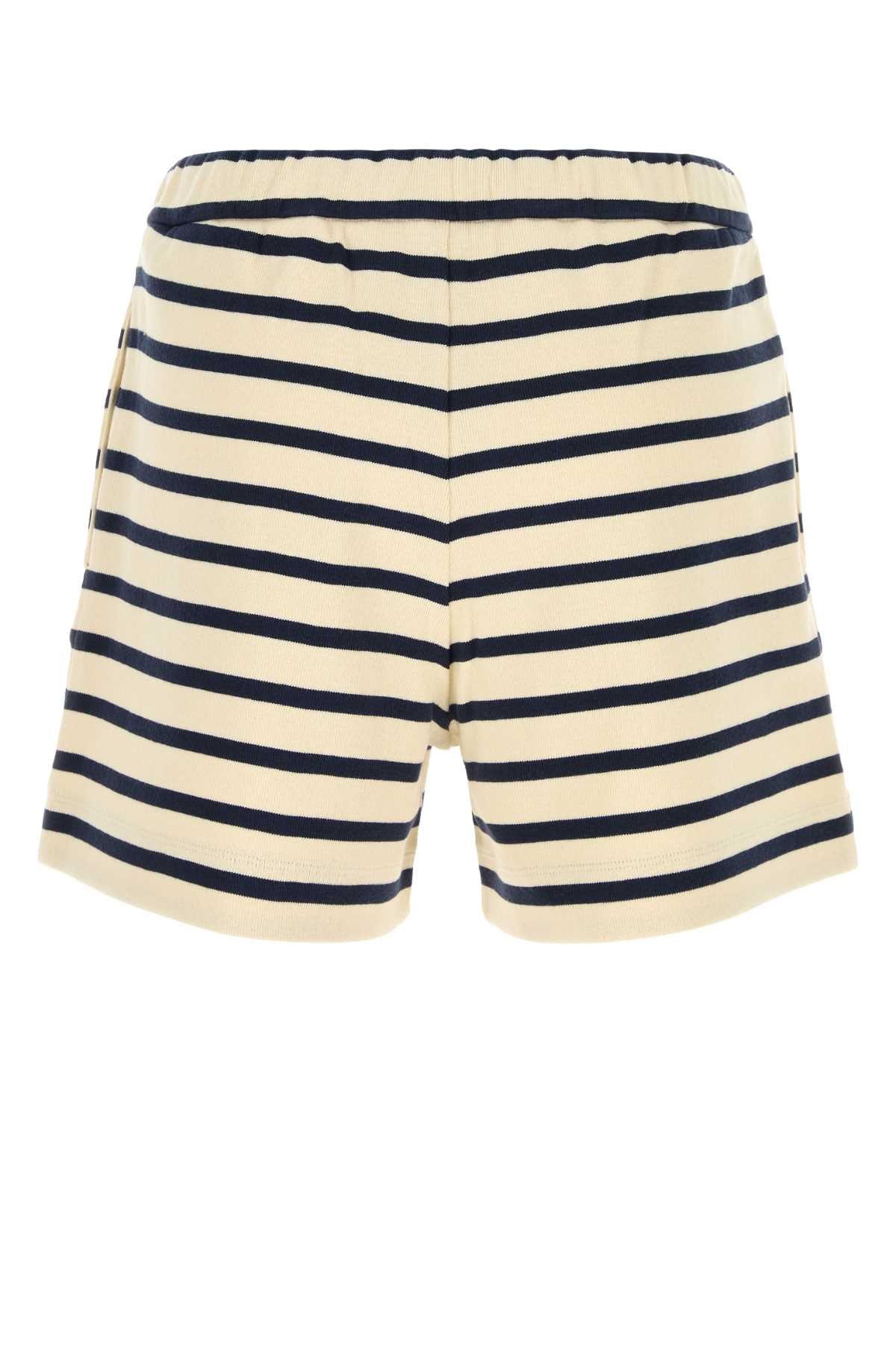Moncler Women Embroidered Cotton Shorts MONCLER