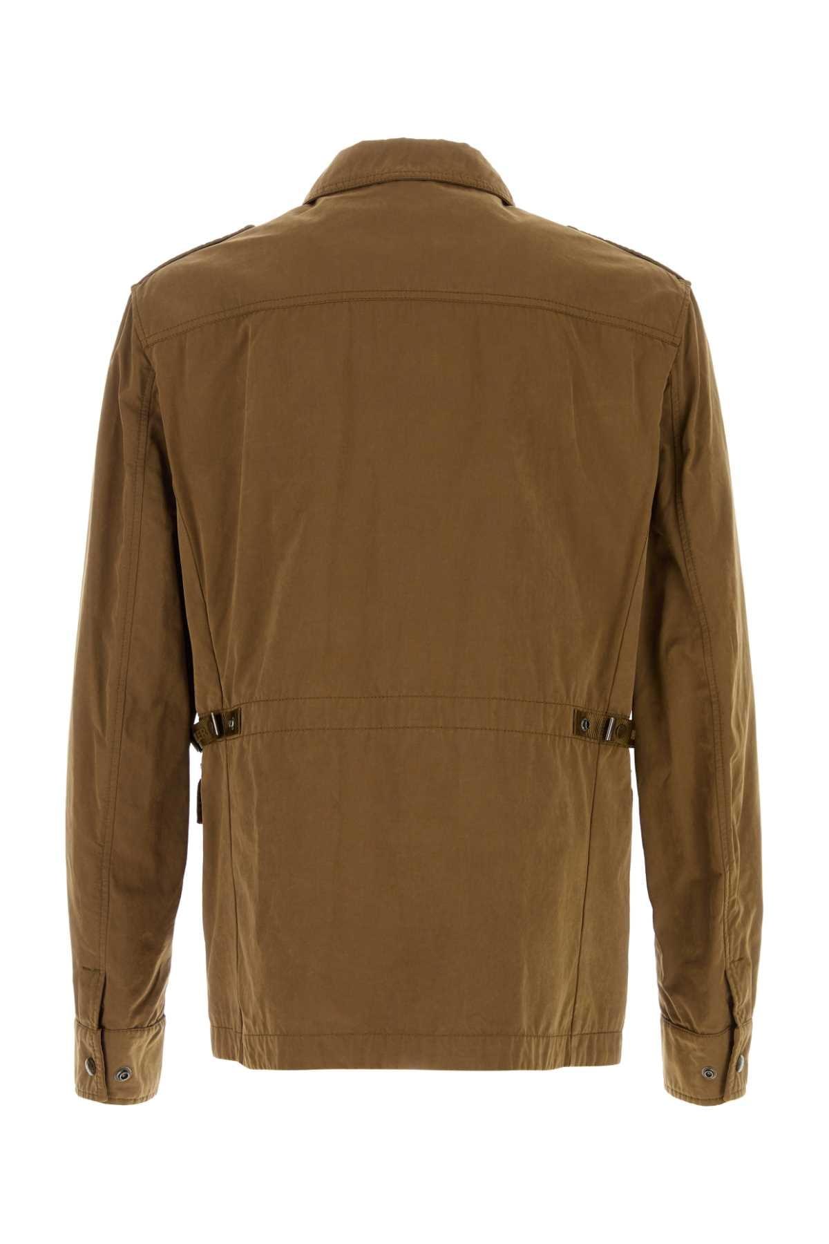 Moncler Men Biscuit Cotton Blend Amnicon Jacket MONCLER
