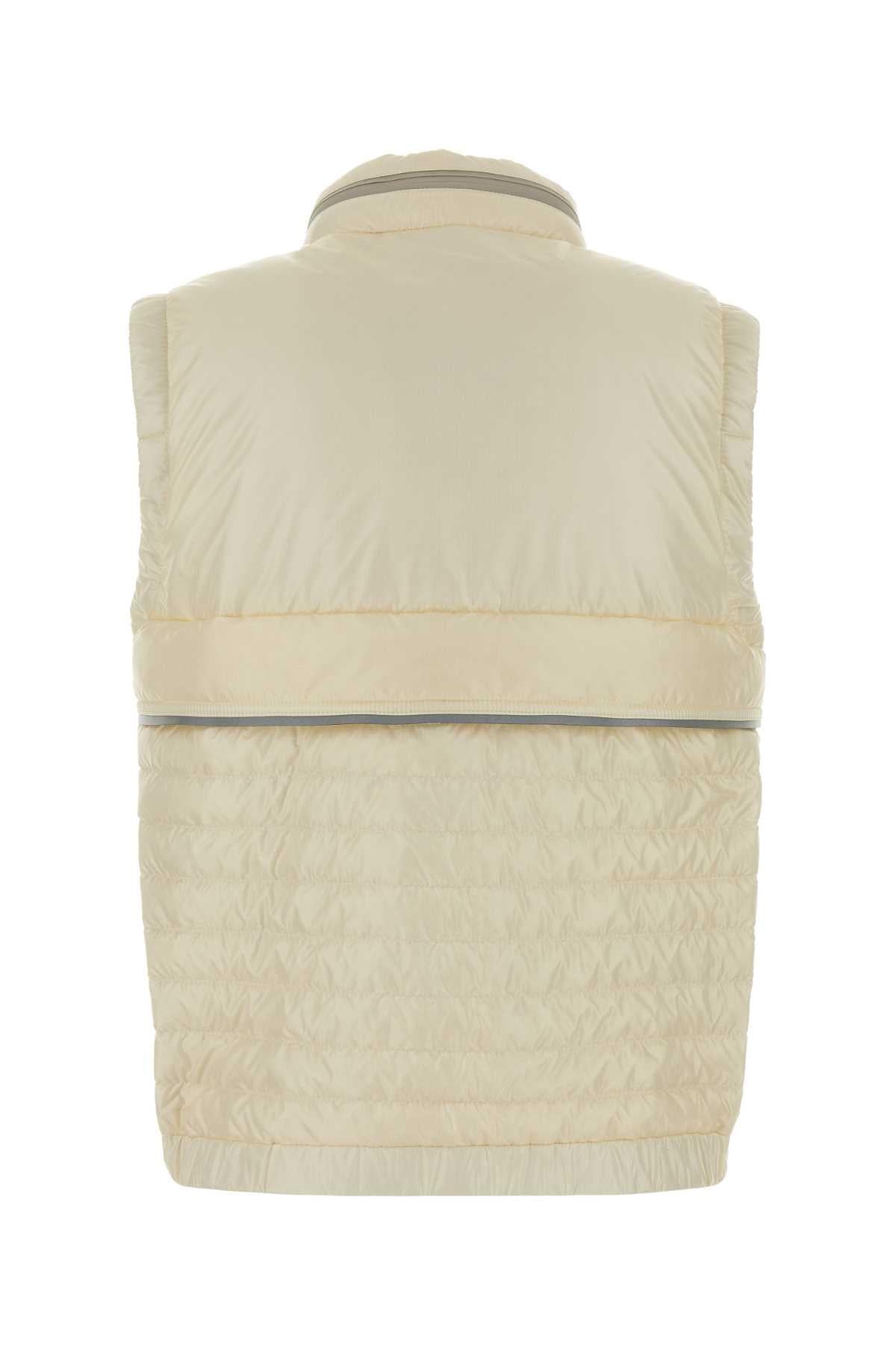 Moncler Grenoble Women Cream Nylon Gumiane Down Jacket MONCLER GRENOBLE