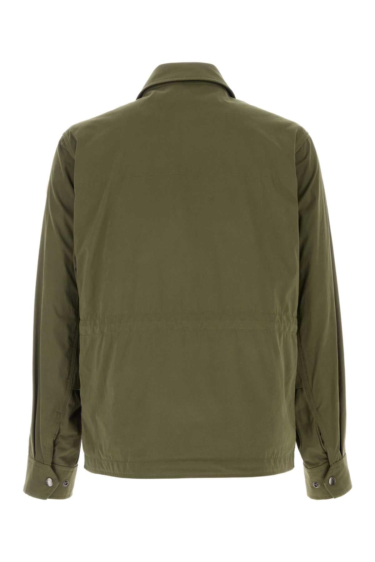 Moncler Men Army Green Polyester Blend Raquille Jacket MONCLER