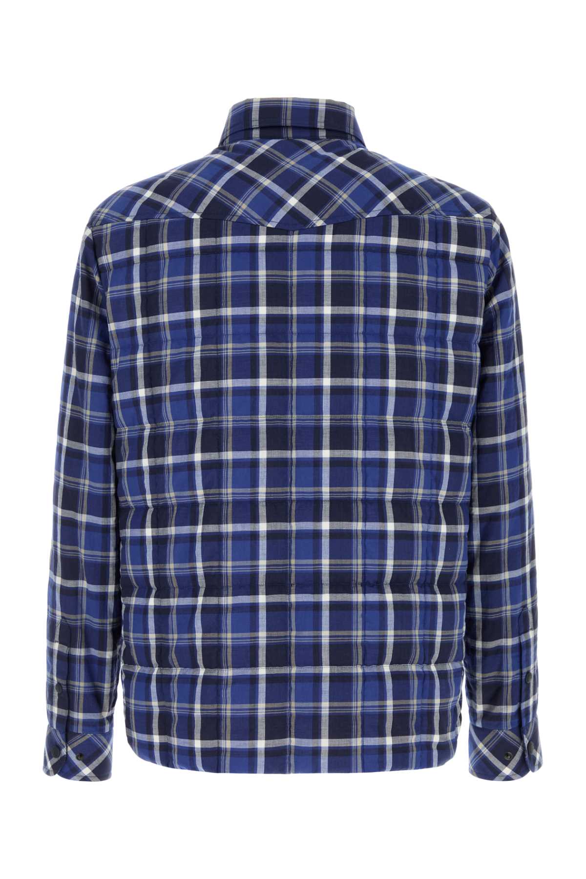 Moncler Grenoble Men Embroidered Stretch Cotton Shirt MONCLER GRENOBLE