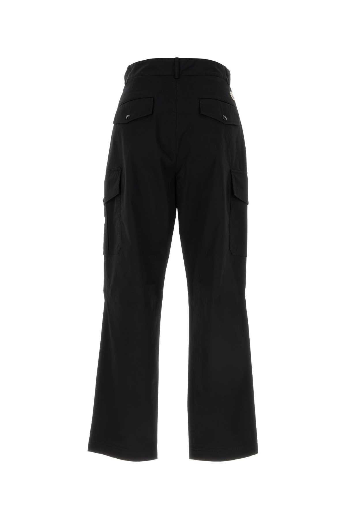 Moncler Men Black Stretch Cotton Cargo Pant MONCLER
