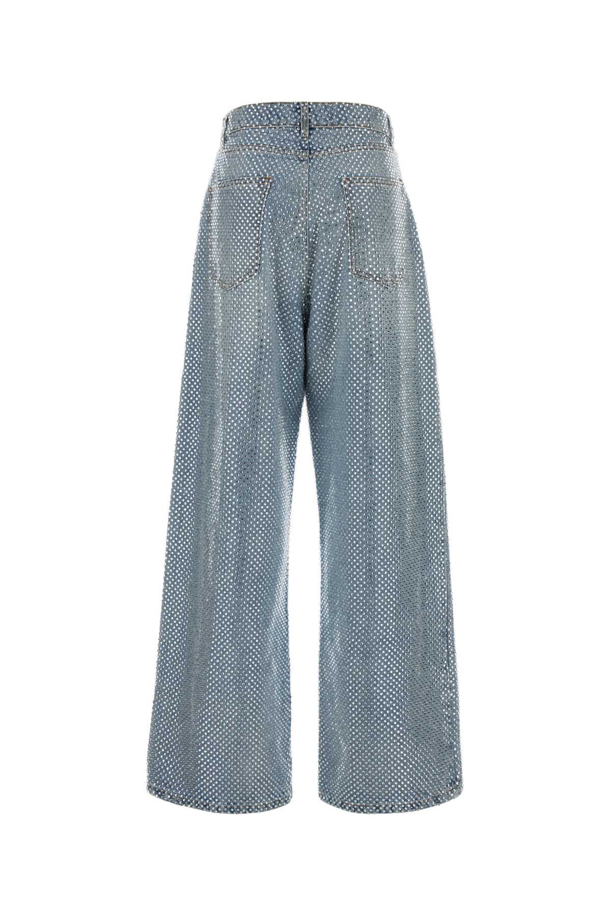 Giuseppe Di Morabito Women Embellished Denim Jeans GIUSEPPE DI MORABITO