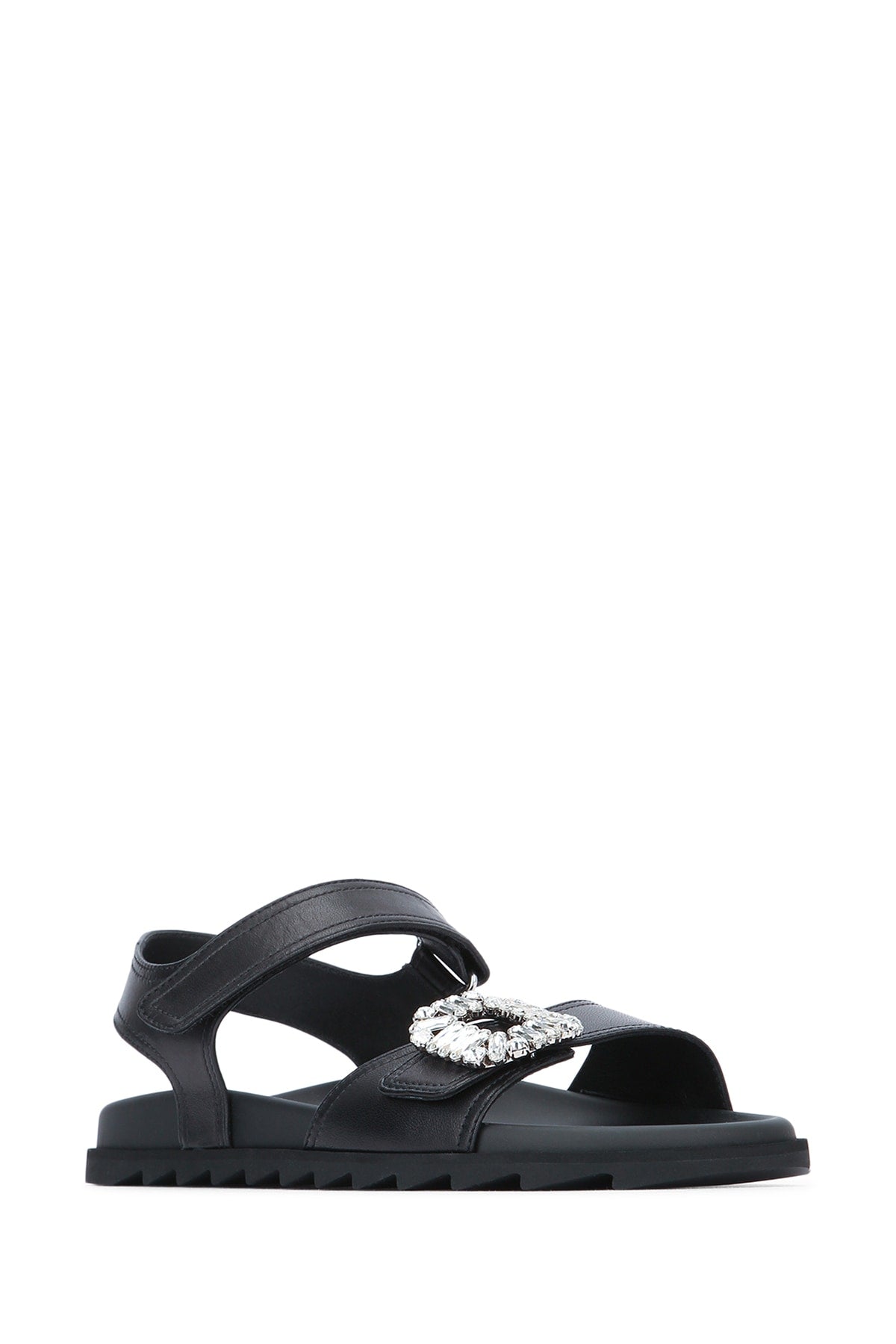 Roger Vivier Women Slidy Viv Strass Sandal 25 ROGER VIVIER