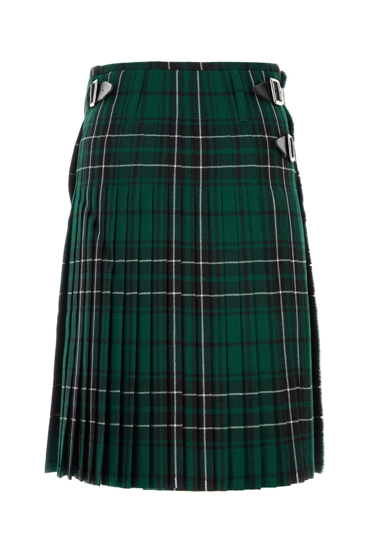 Jw Anderson Men Embroidered Wool Skirt J.W. ANDERSON