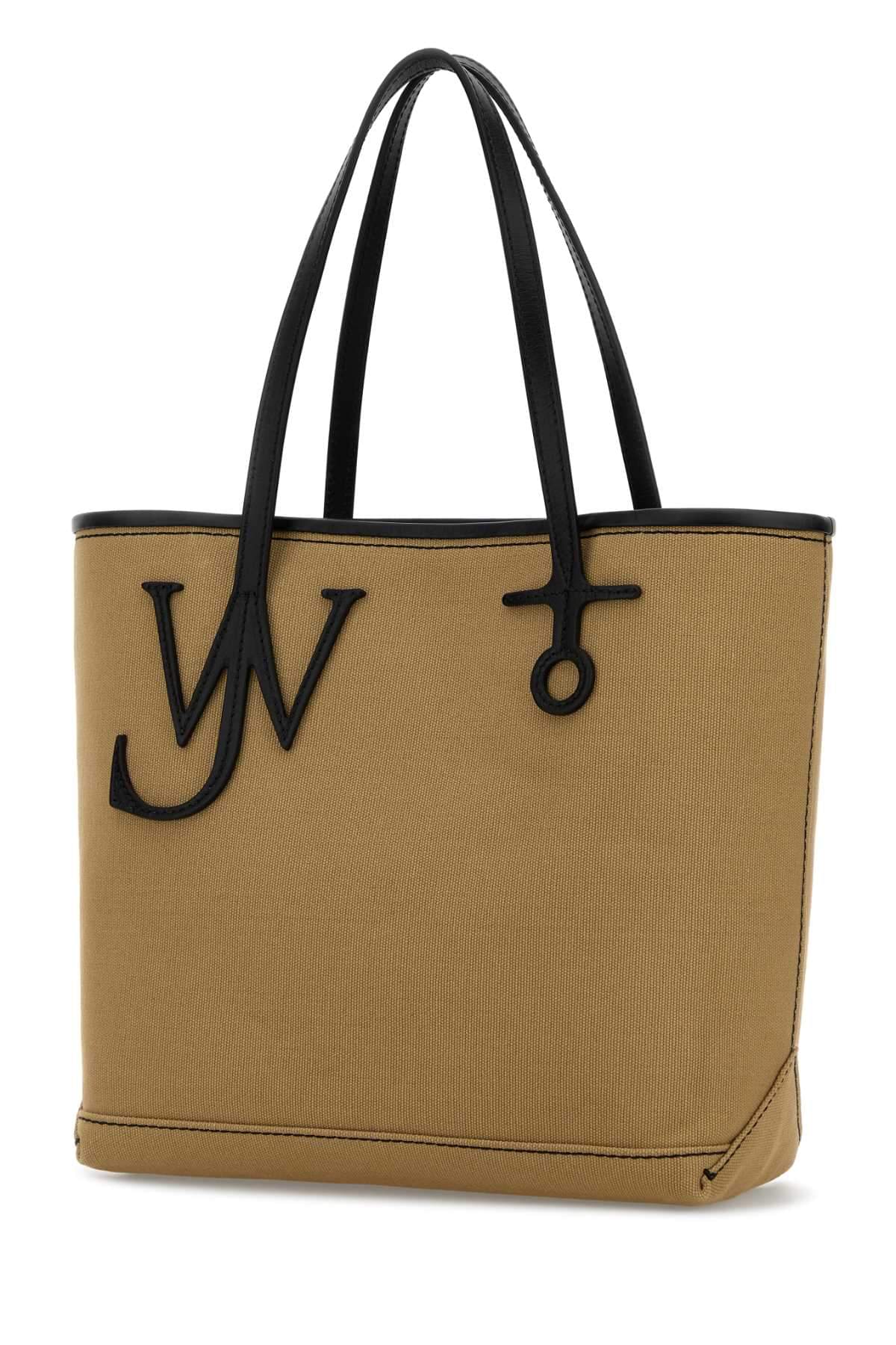 Jw Anderson Women Beige Canvas Small Anchor Bucket Bag J.W. ANDERSON
