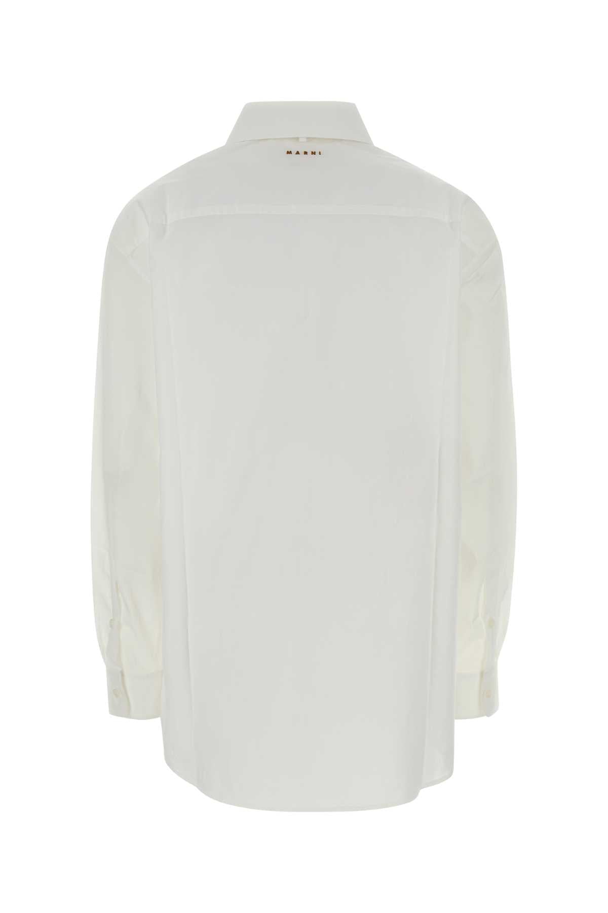 Marni Women White Poplin Shirt MARNI